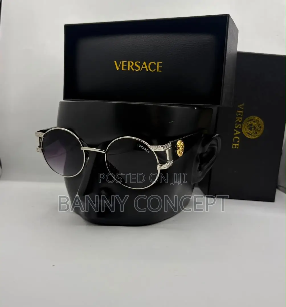 Versace-Style Round Fashion Sunglasses