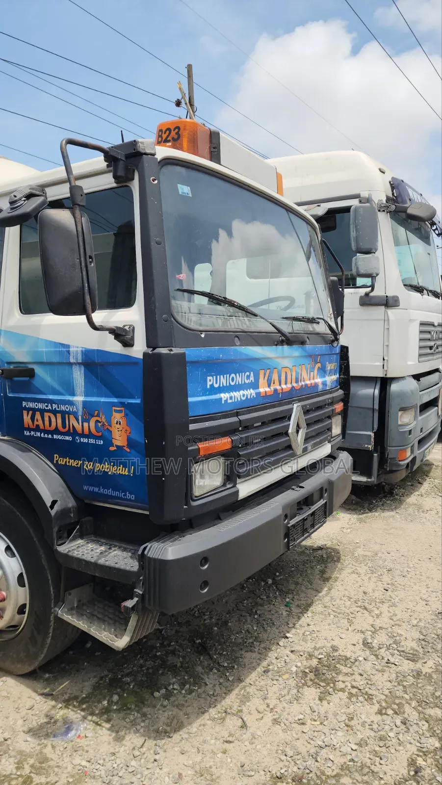 Direct Tokunbo Foreign Used Renault 8tons Bobtail