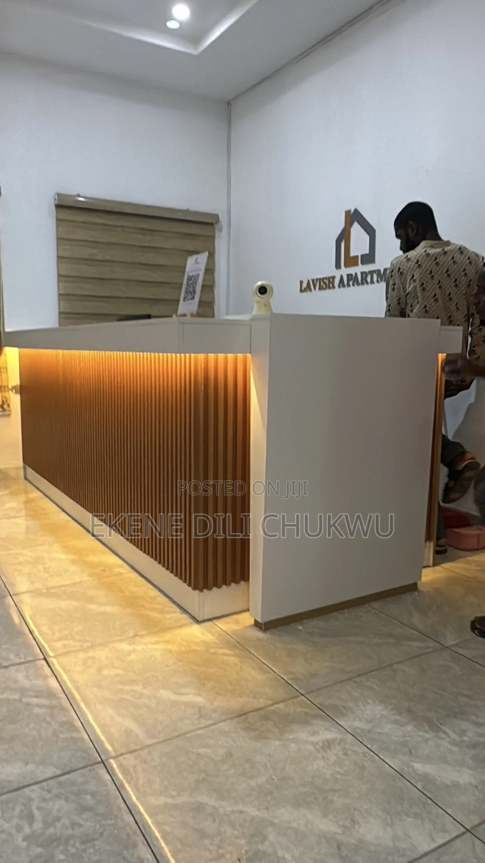Luxury Apartment Reception Counter