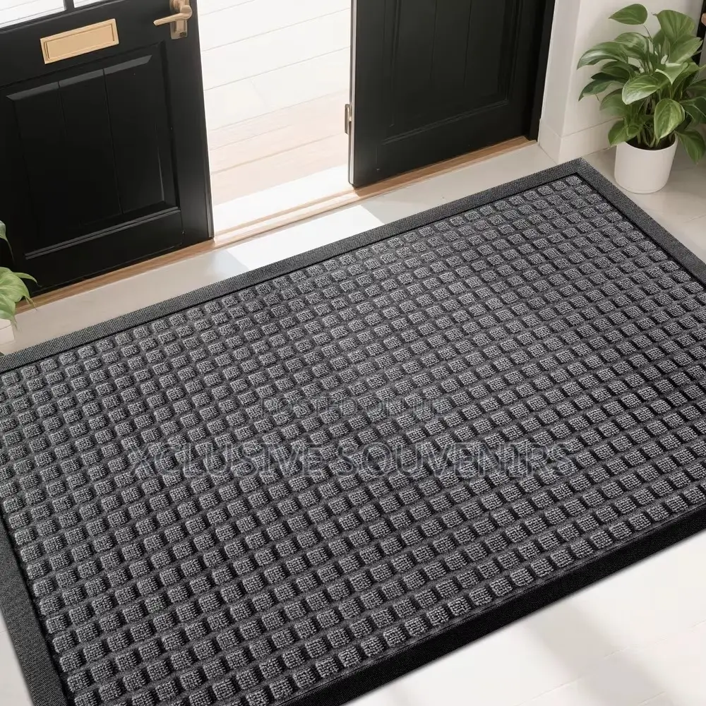 Stain-Resistant Anti-Slip Rubber Backed Mat Entrance Door Mat 90-60cm