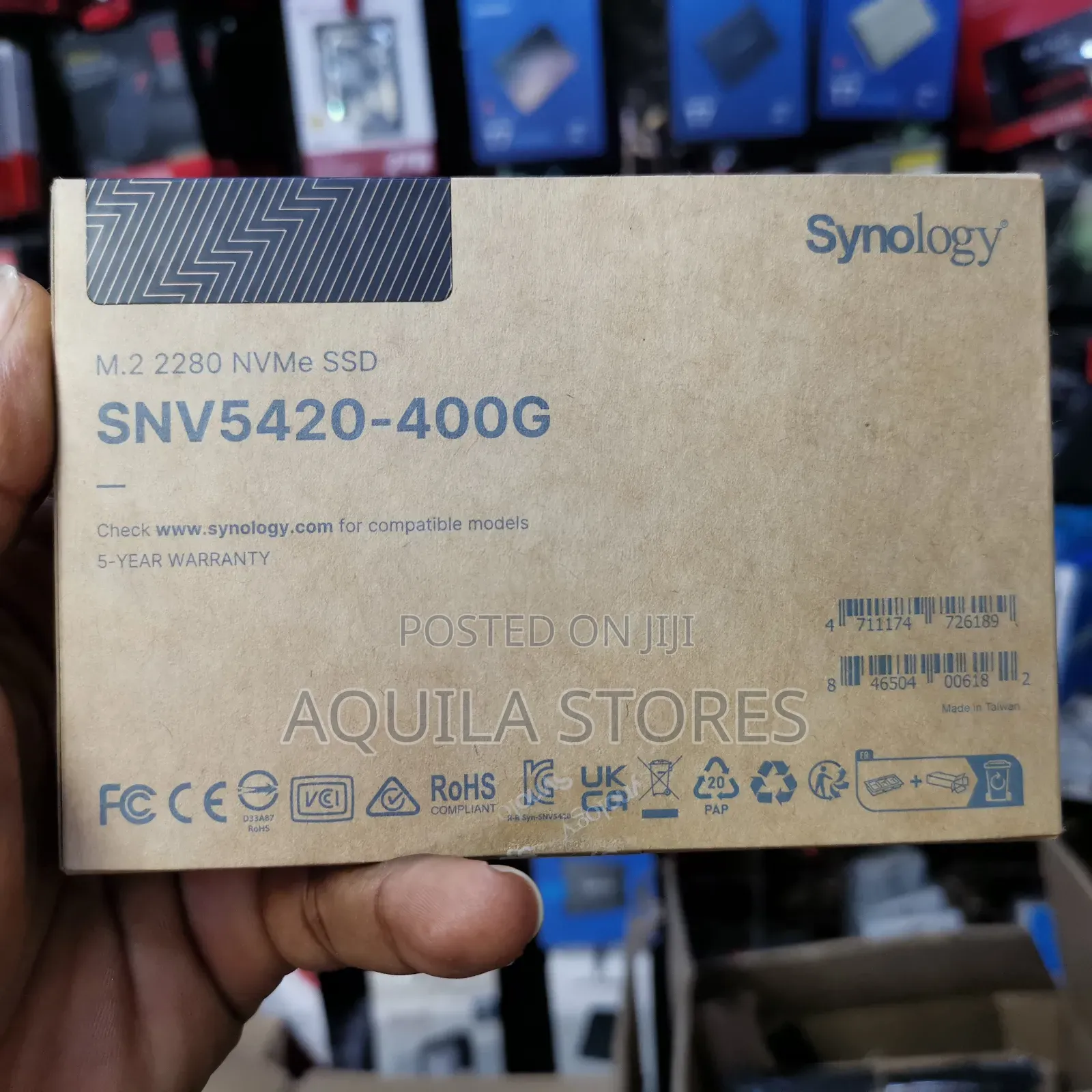 Synology SNV5420-400G M.2 2280 NVMe Enterprise SSD