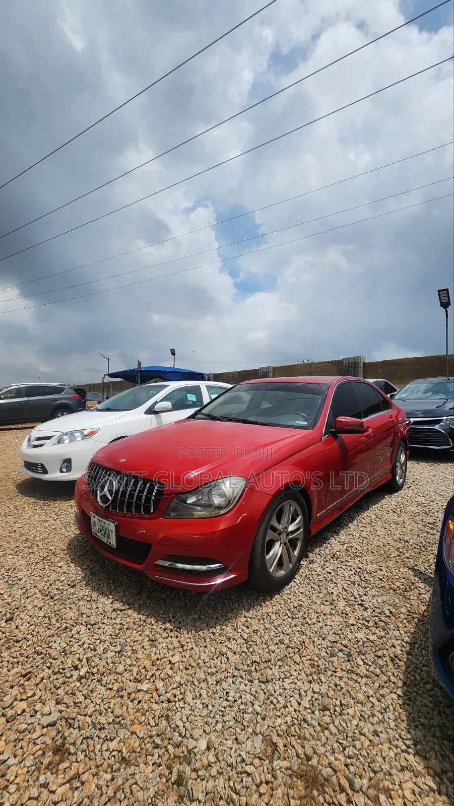 Mercedes-Benz C300 2013 Red