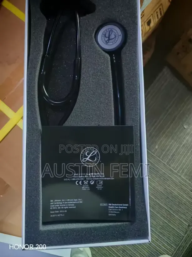 All-Black Littmann Cardiology 4 Stethoscope