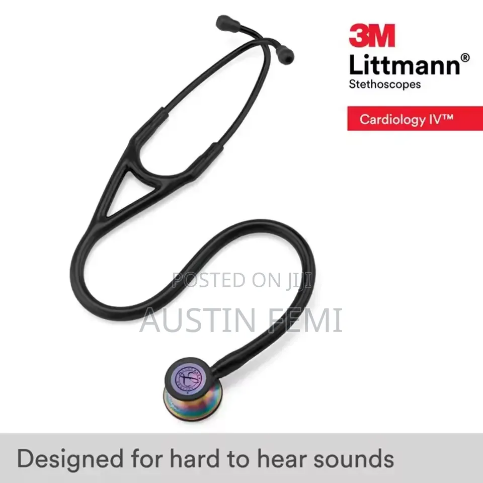 All-Black Littmann Cardiology 4 Stethoscope