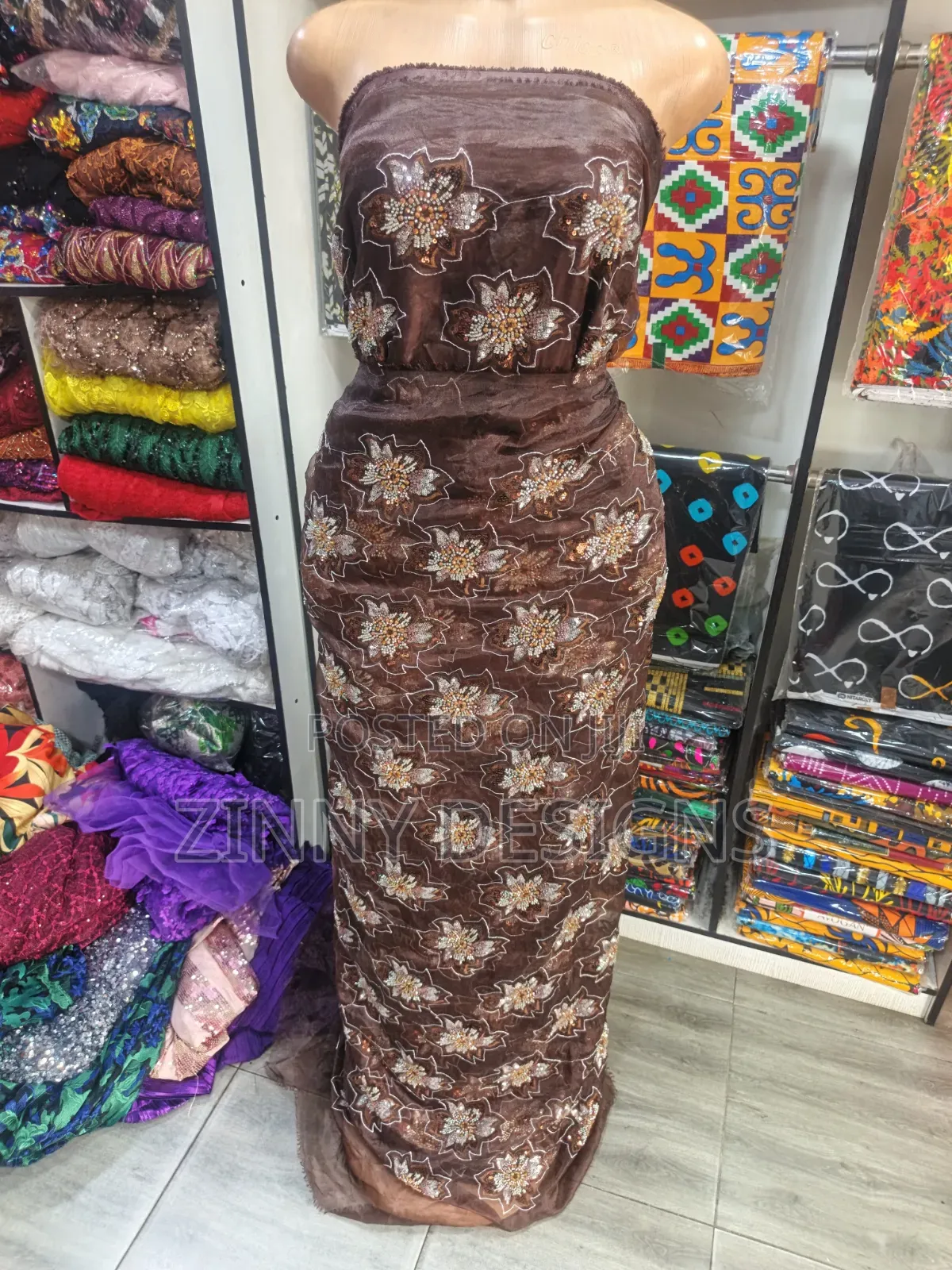 Beaded Beautiful Sample Lace