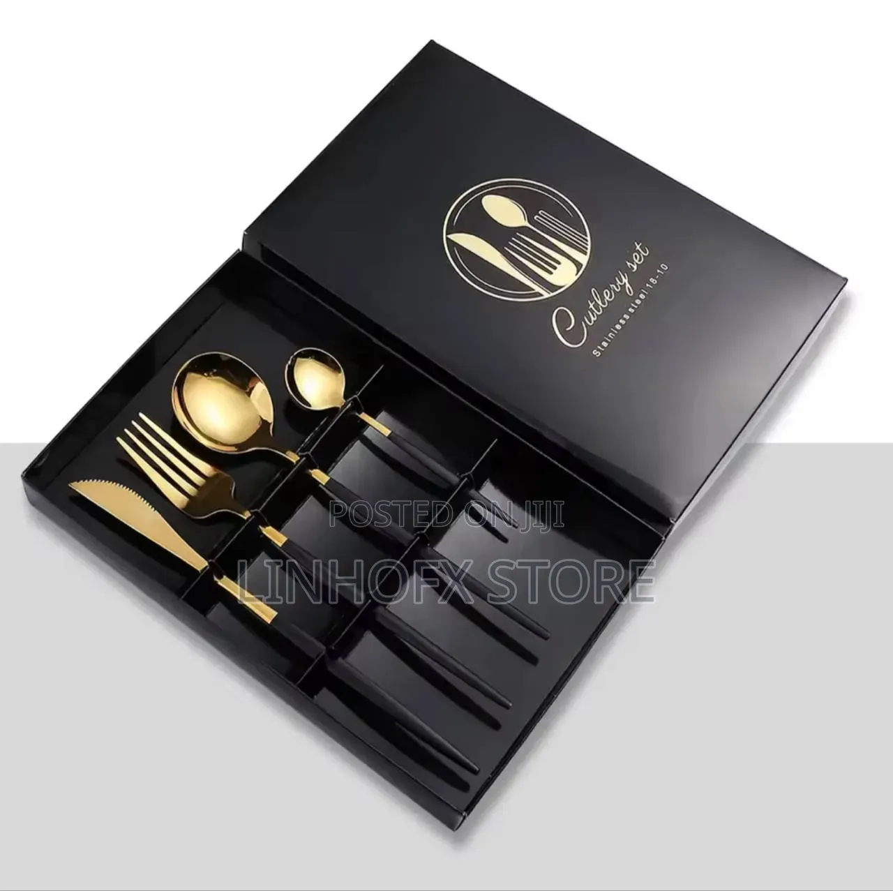 4Pcs Dinnerware Set Stainless Steel