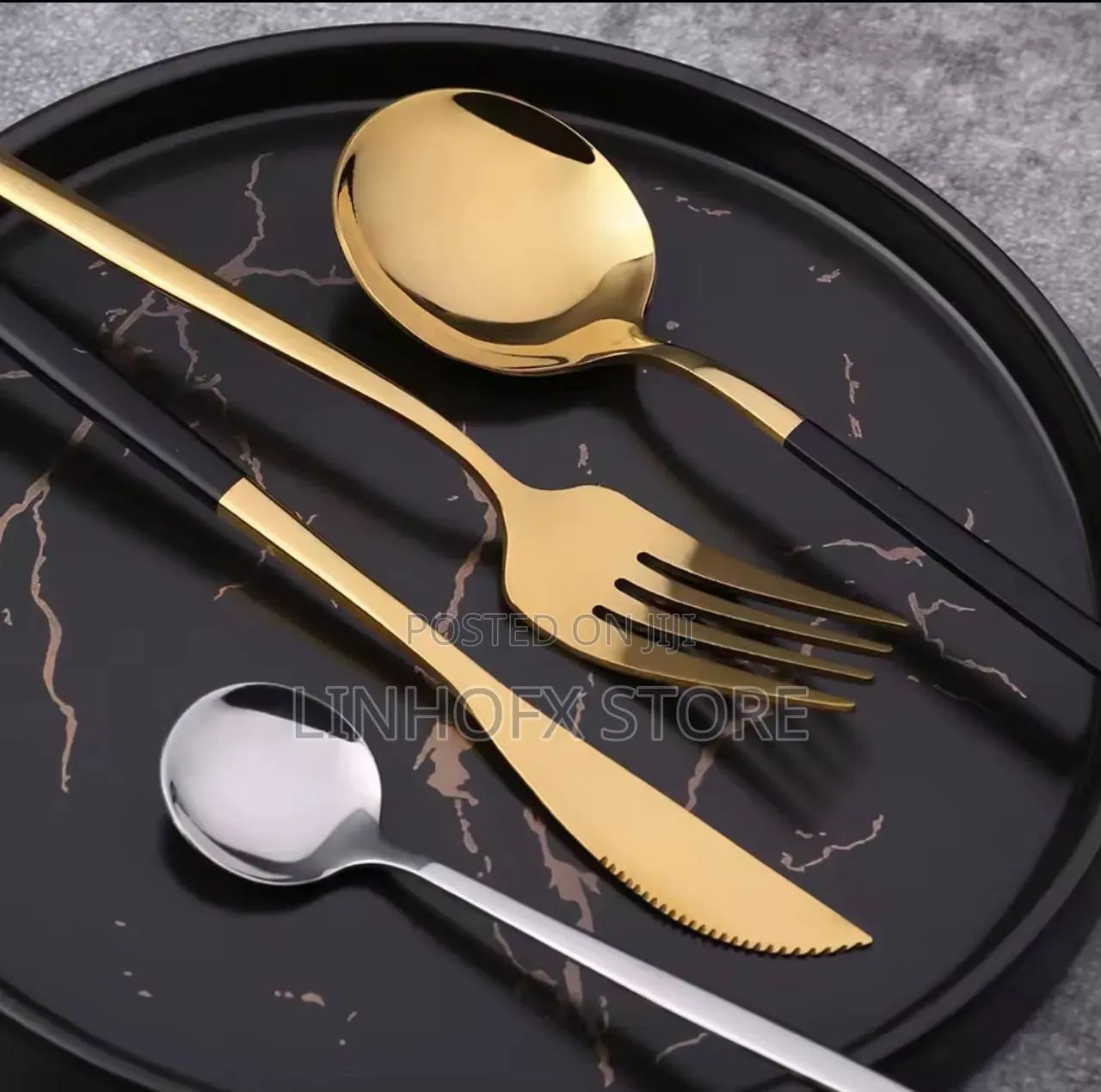 4Pcs Dinnerware Set Stainless Steel
