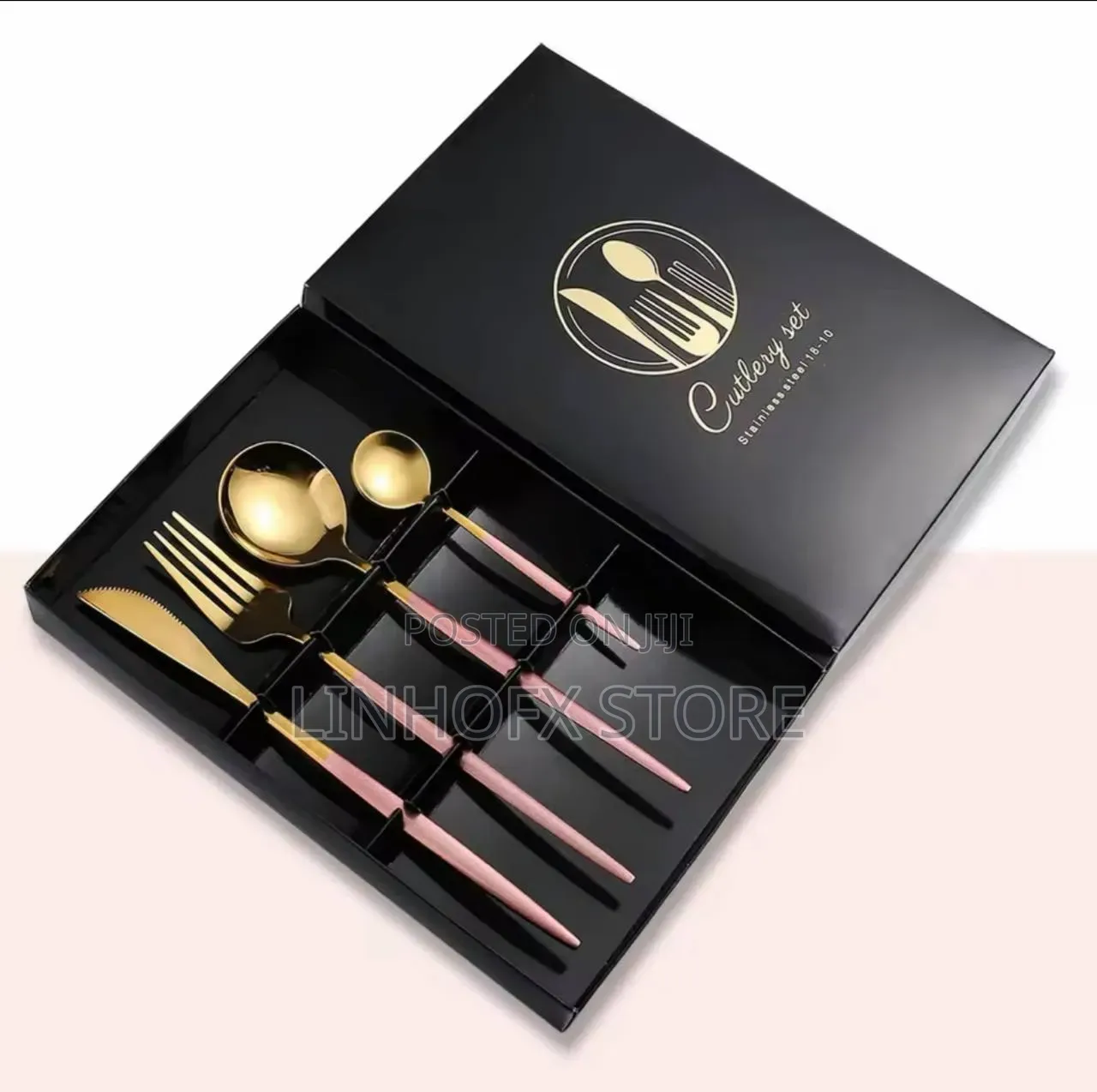 4Pcs Dinnerware Set Stainless Steel
