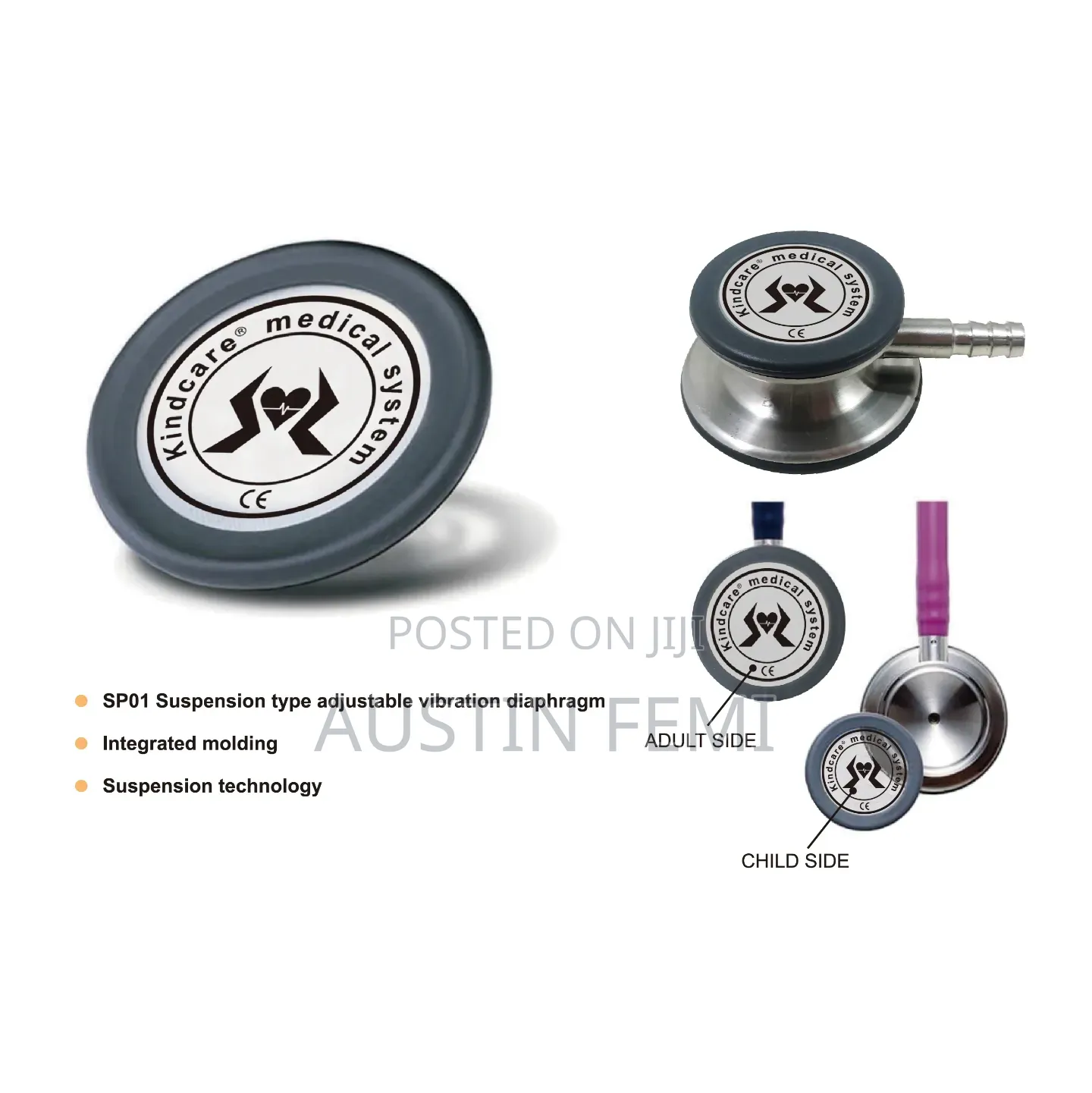 Kindcare Professional Cardiology Stethoscope