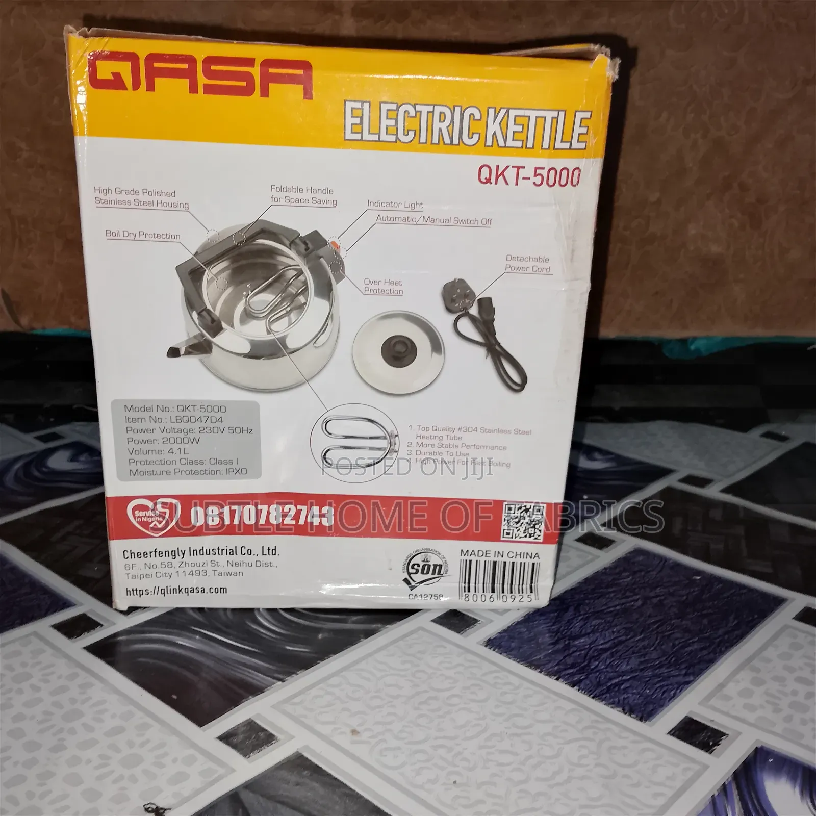 Qasa QKT -5000 4.1liter Electric Kettle, SMARTGIFT,EVERYDAYCONVENIENCE