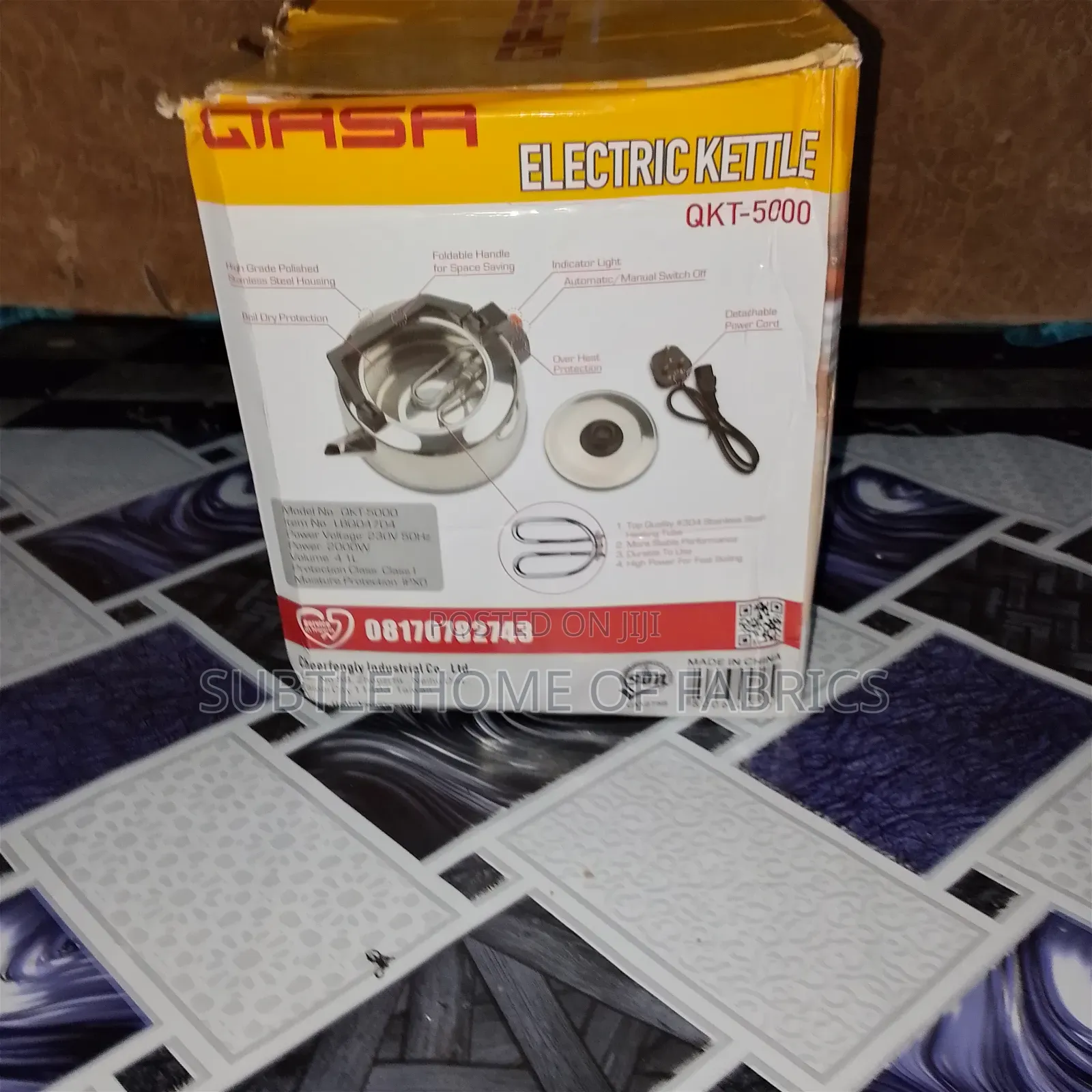Qasa QKT -5000 4.1liter Electric Kettle, SMARTGIFT,EVERYDAYCONVENIENCE