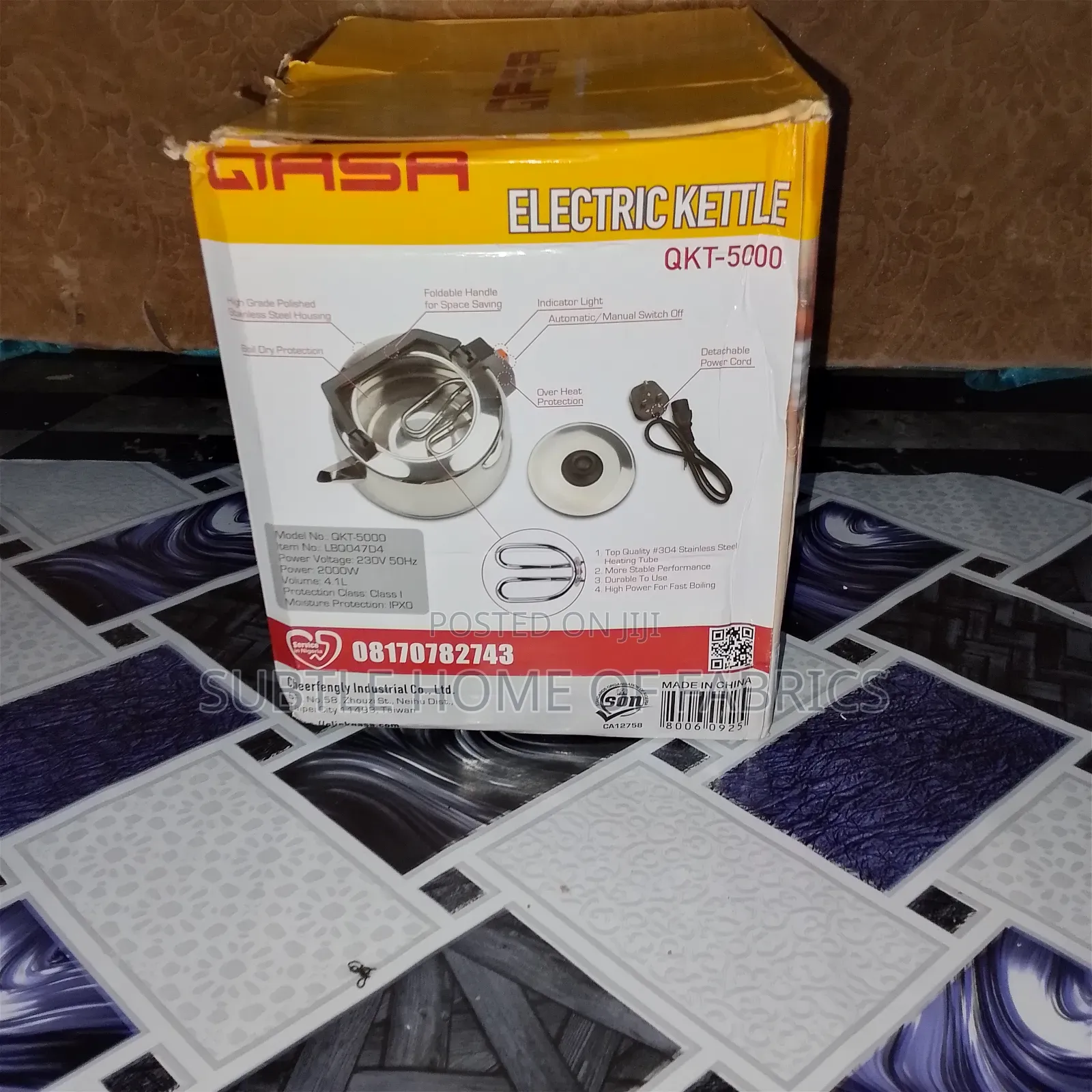 Qasa QKT -5000 4.1liter Electric Kettle, SMARTGIFT,EVERYDAYCONVENIENCE