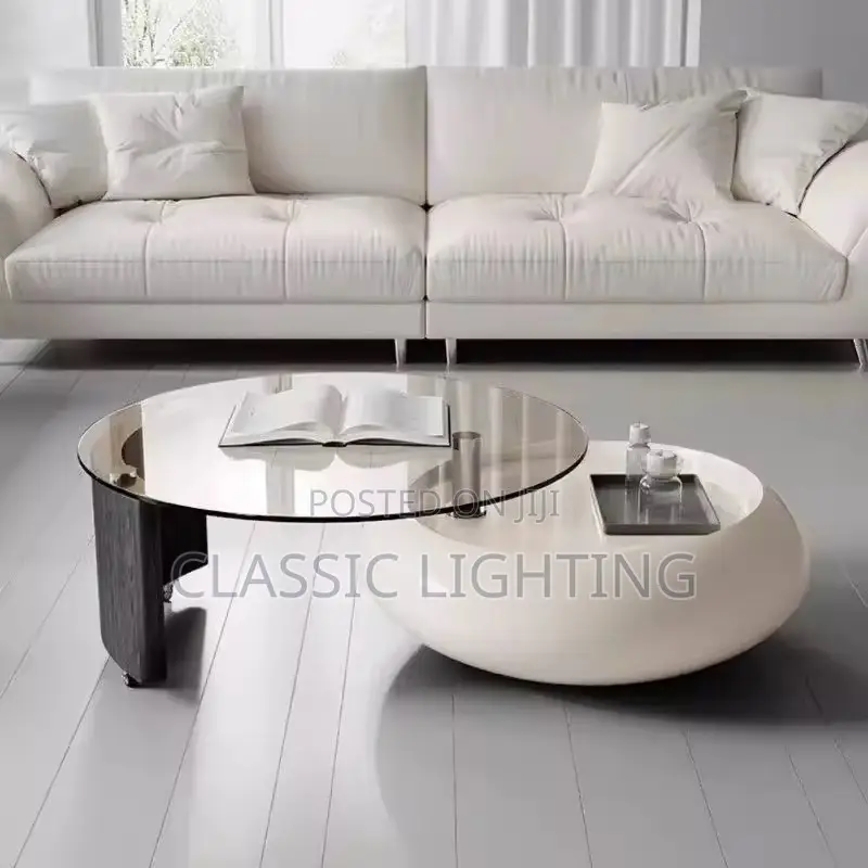 Nordic Elegant Coffee Table Round Sets Premium Beauty Coffee Table