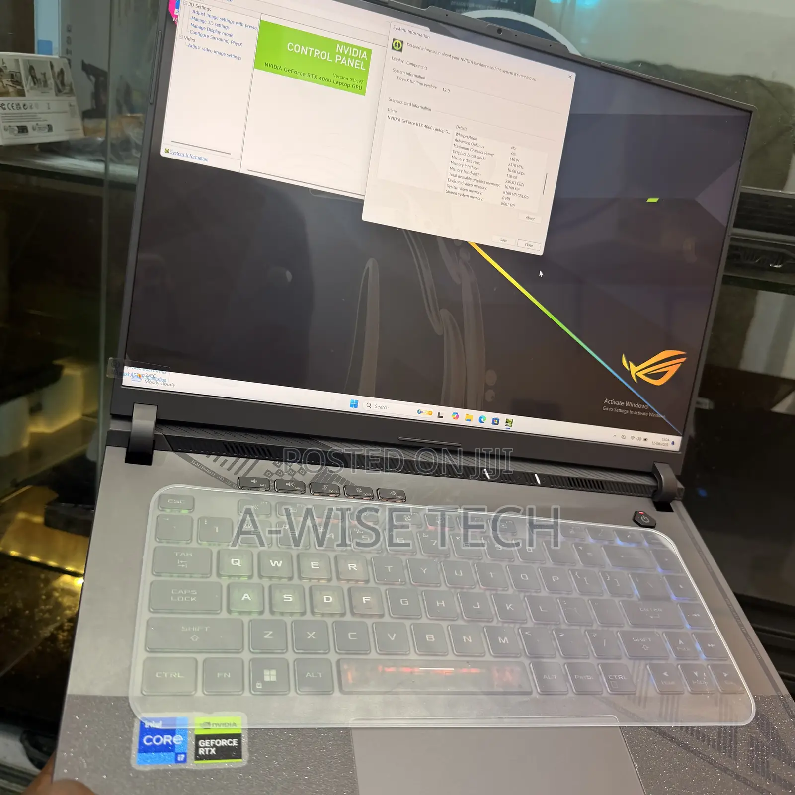 Laptop Asus ROG Strix G16 G614 16GB Intel Core i7 SSD 512GB