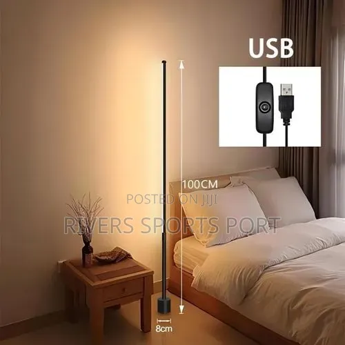 Modern LED Floor Lamp 100CM Minimalist Standing Light for HOME/OFFICE