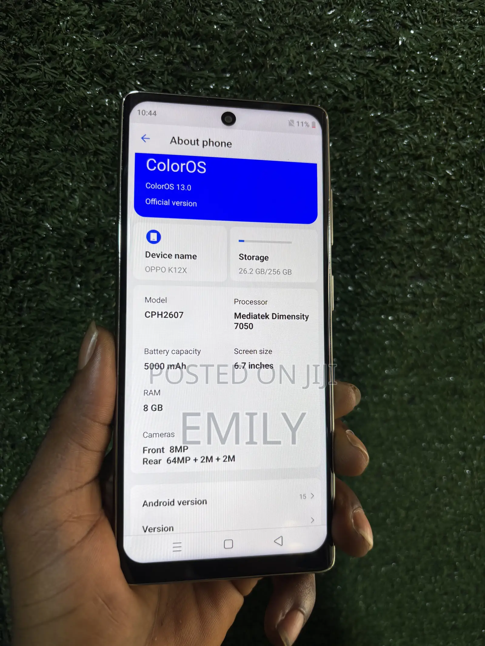 Oppo K12x 256 GB White