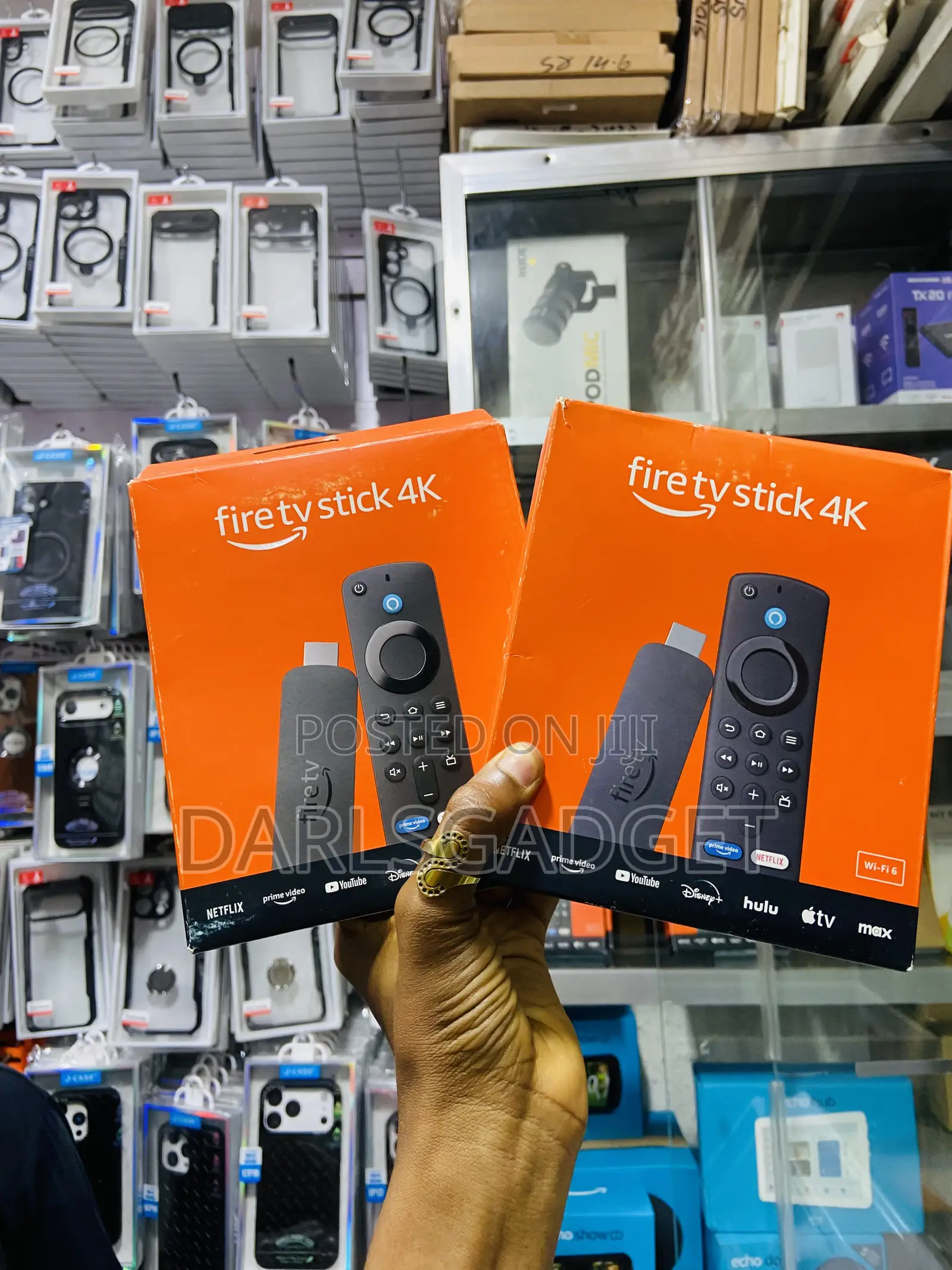Amazon Fire TV Stick Wi-Fi 6 Streaming Device With Voice Remote Set