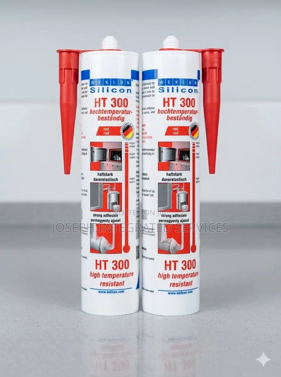 WEICON Silicone HT 300 Is a Red, High-Temperature Resistant Adhesive