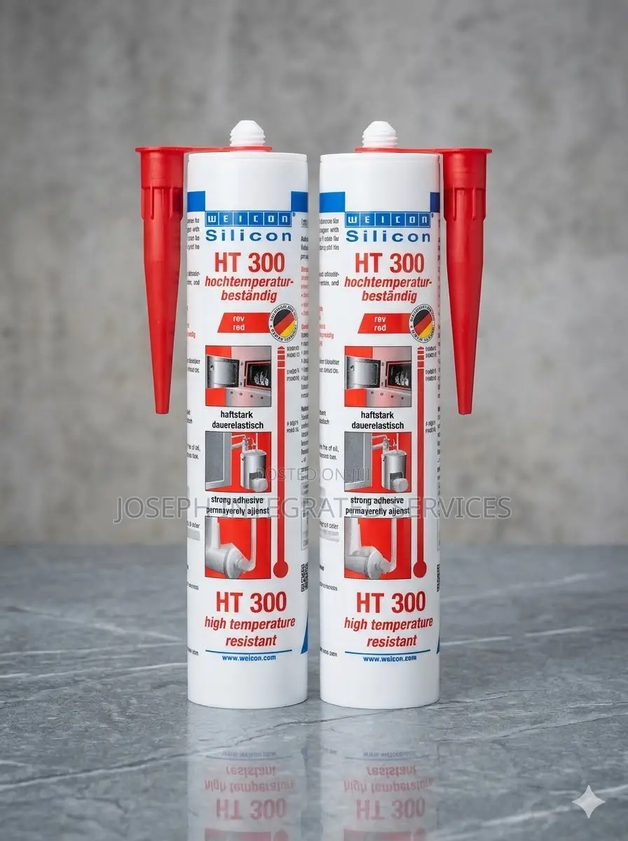 WEICON Silicone HT 300 Is a Red, High-Temperature Resistant Adhesive