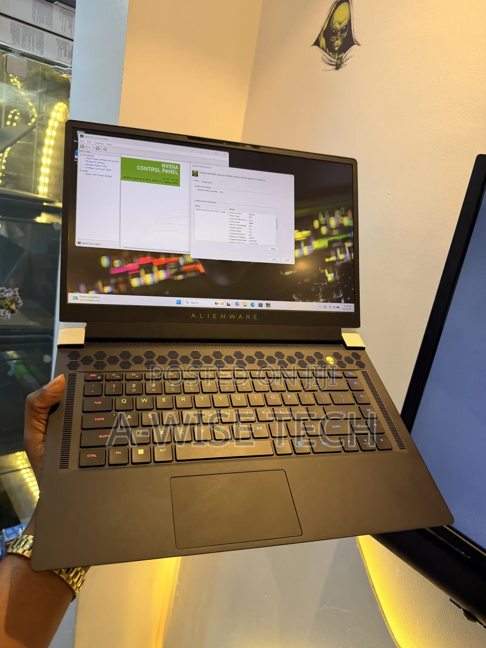 Laptop Alienware X15 r2 16GB Intel Core i7 SSD 1T
