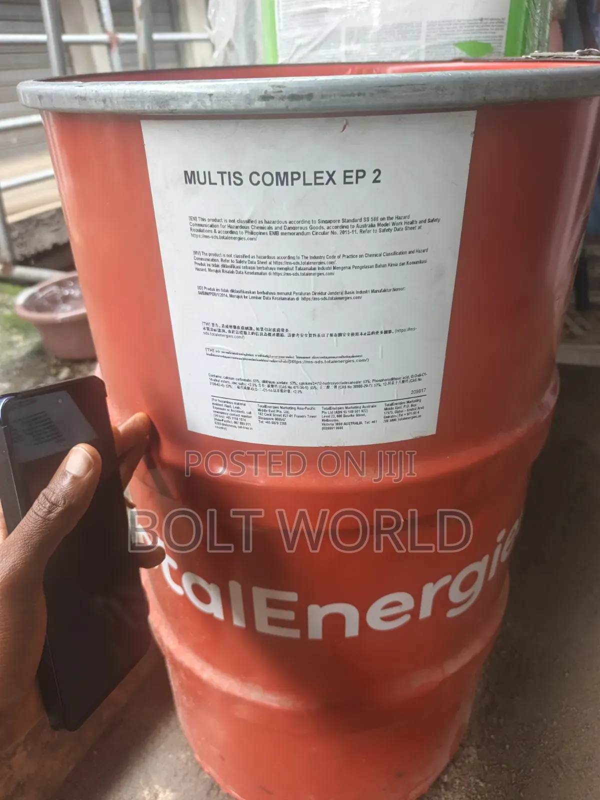 Totalenergies Multis Complex Ep2 Grease 50kg