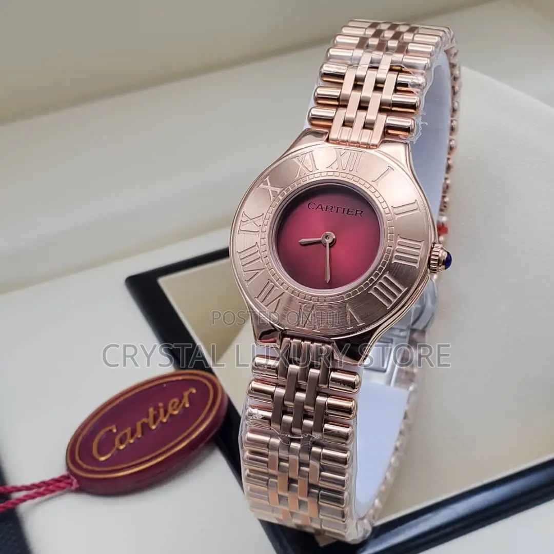 Cartier Quality Luxury Ladies Automatic Engine Wristwatch