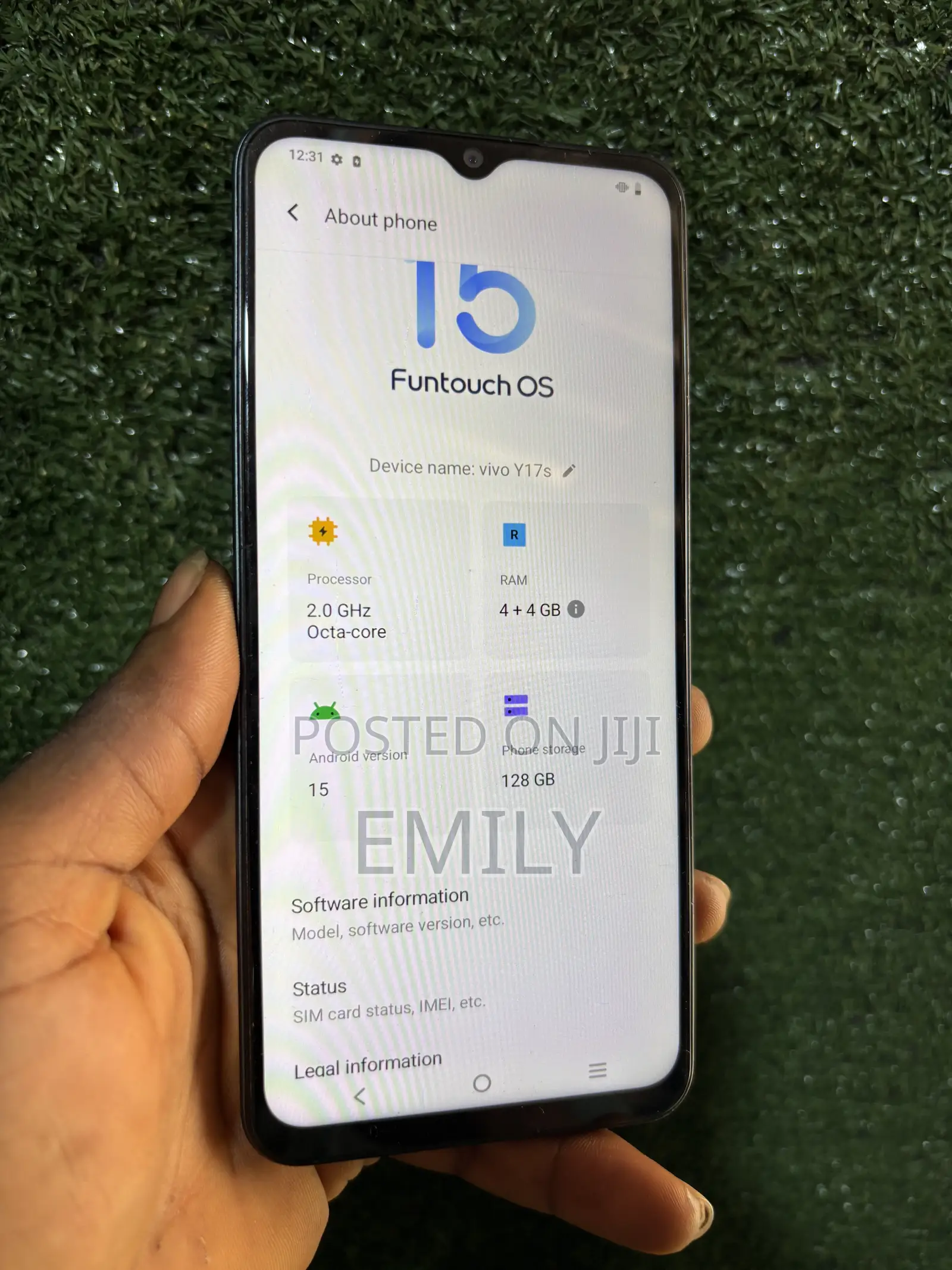Vivo Y17s 128 GB Gray