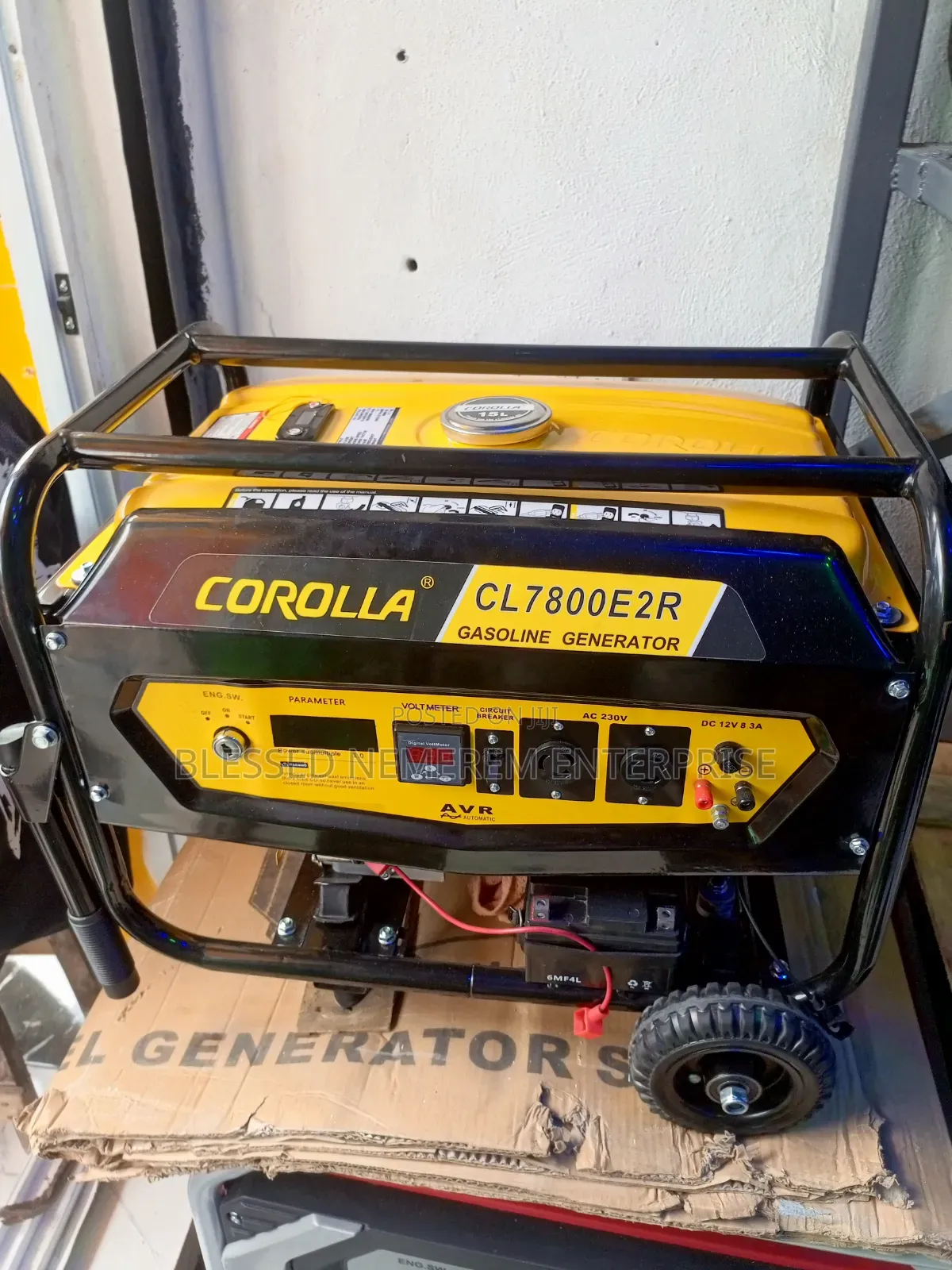 This Is Corolla Remote Control Petrol Gen 100% Copper Coil 4.5kva
