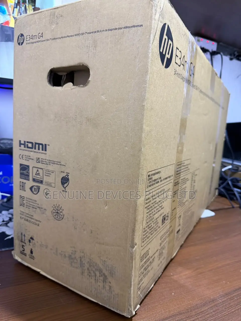 HP EliteDisplay E34m G4 34inch Curved TypeC Monitor WQHD
