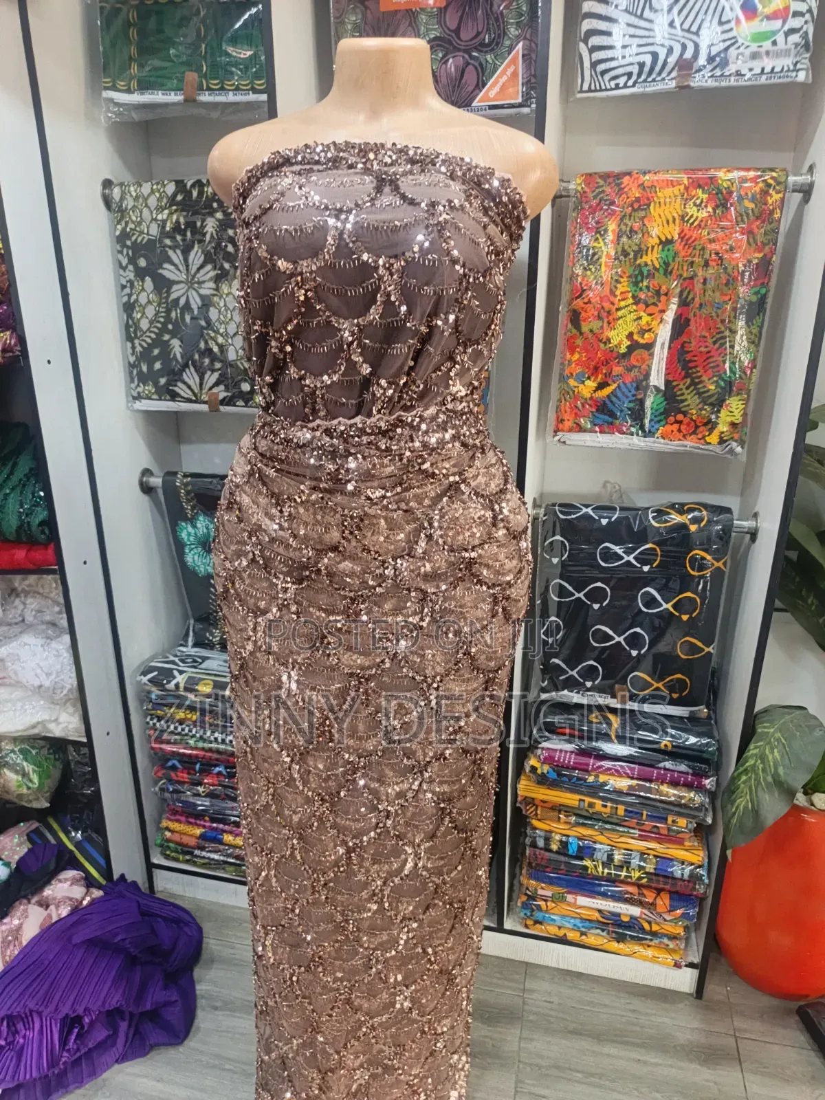 Sample Quality Lave Fabric