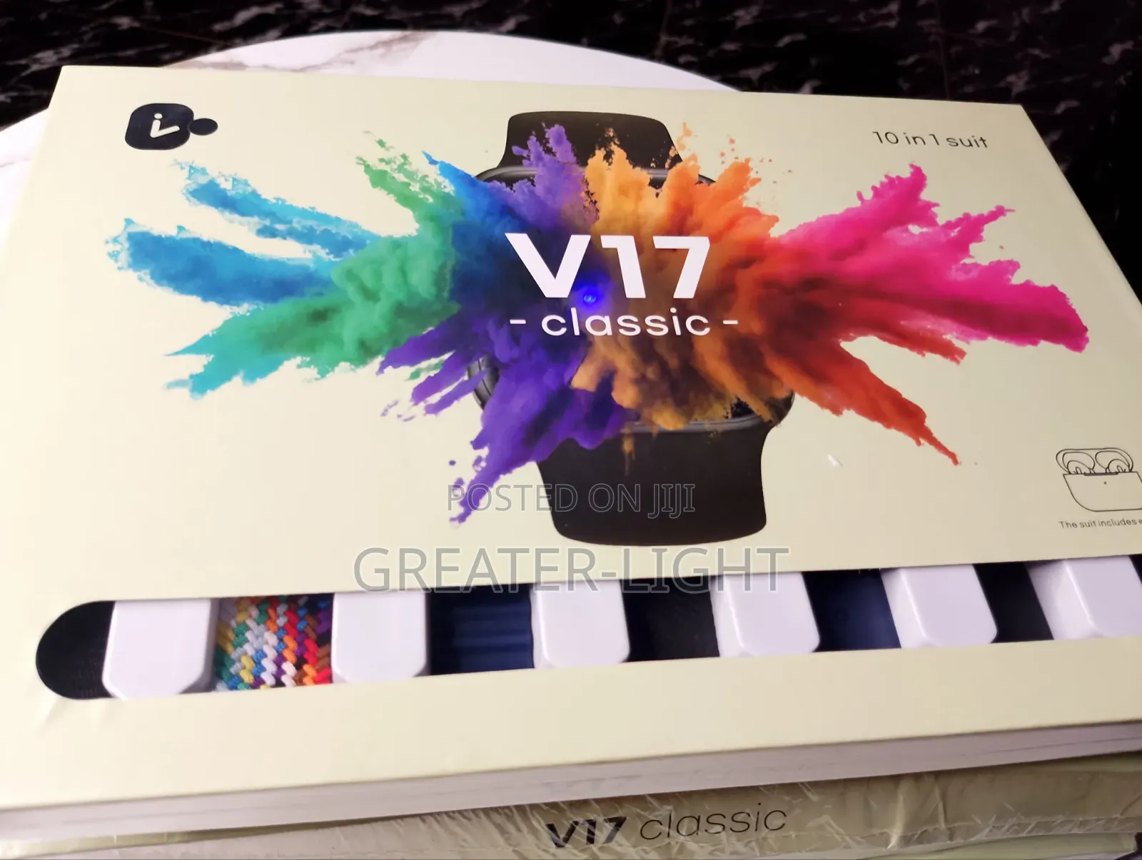 Sealed Brand New V17 Classic 10-in-1 Smartwatch Gift Set Bundle