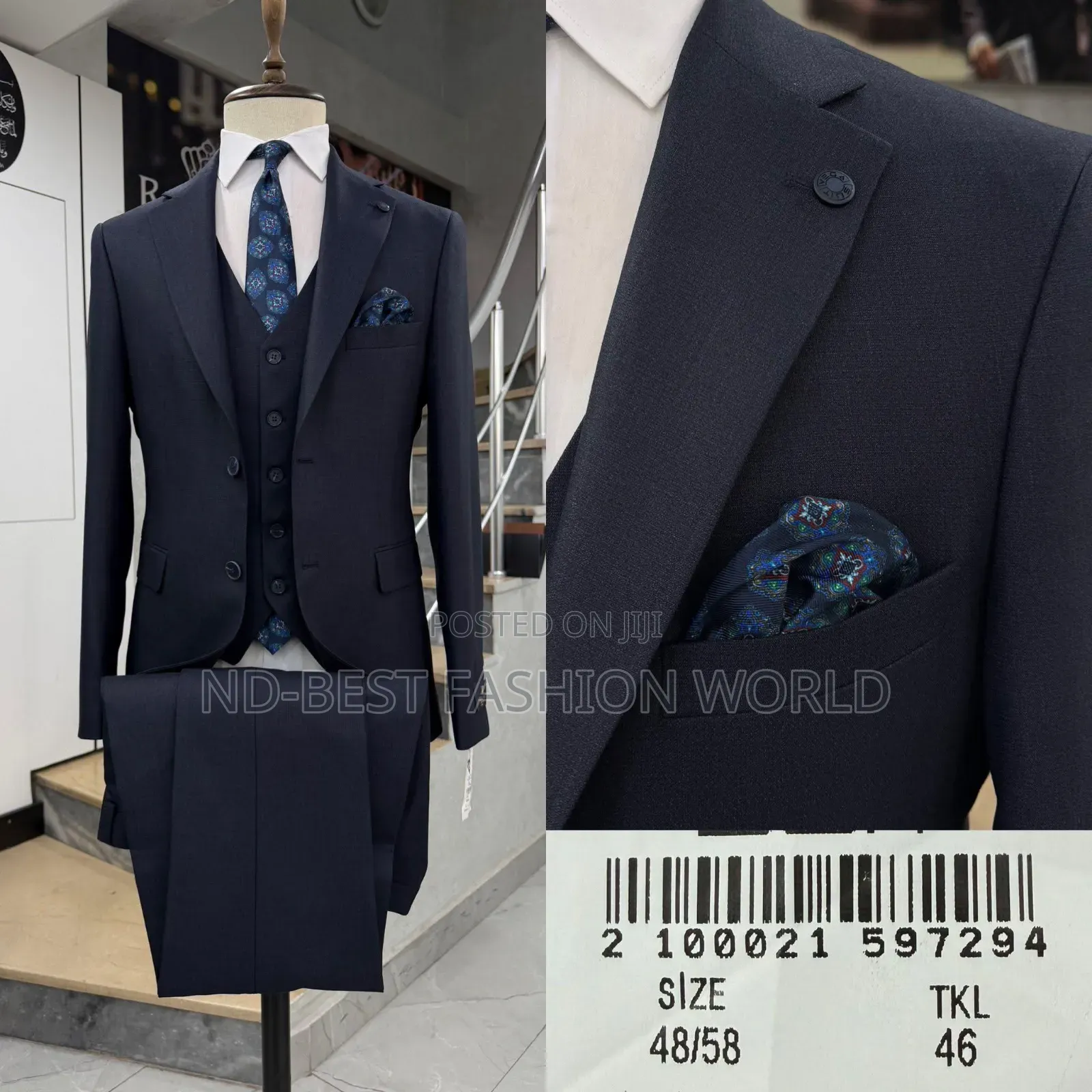 Blue Color Men's Suit