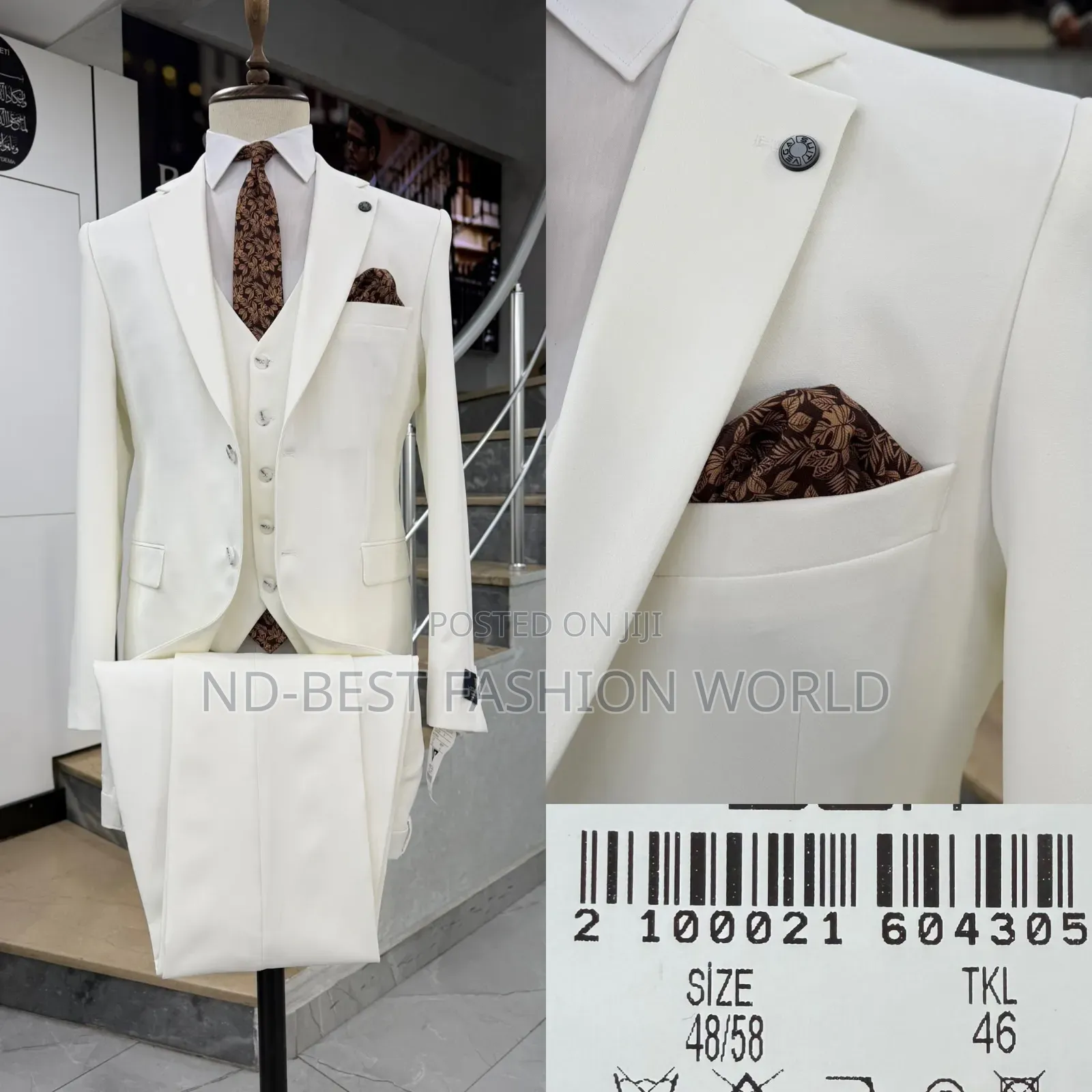 Quality White Suit