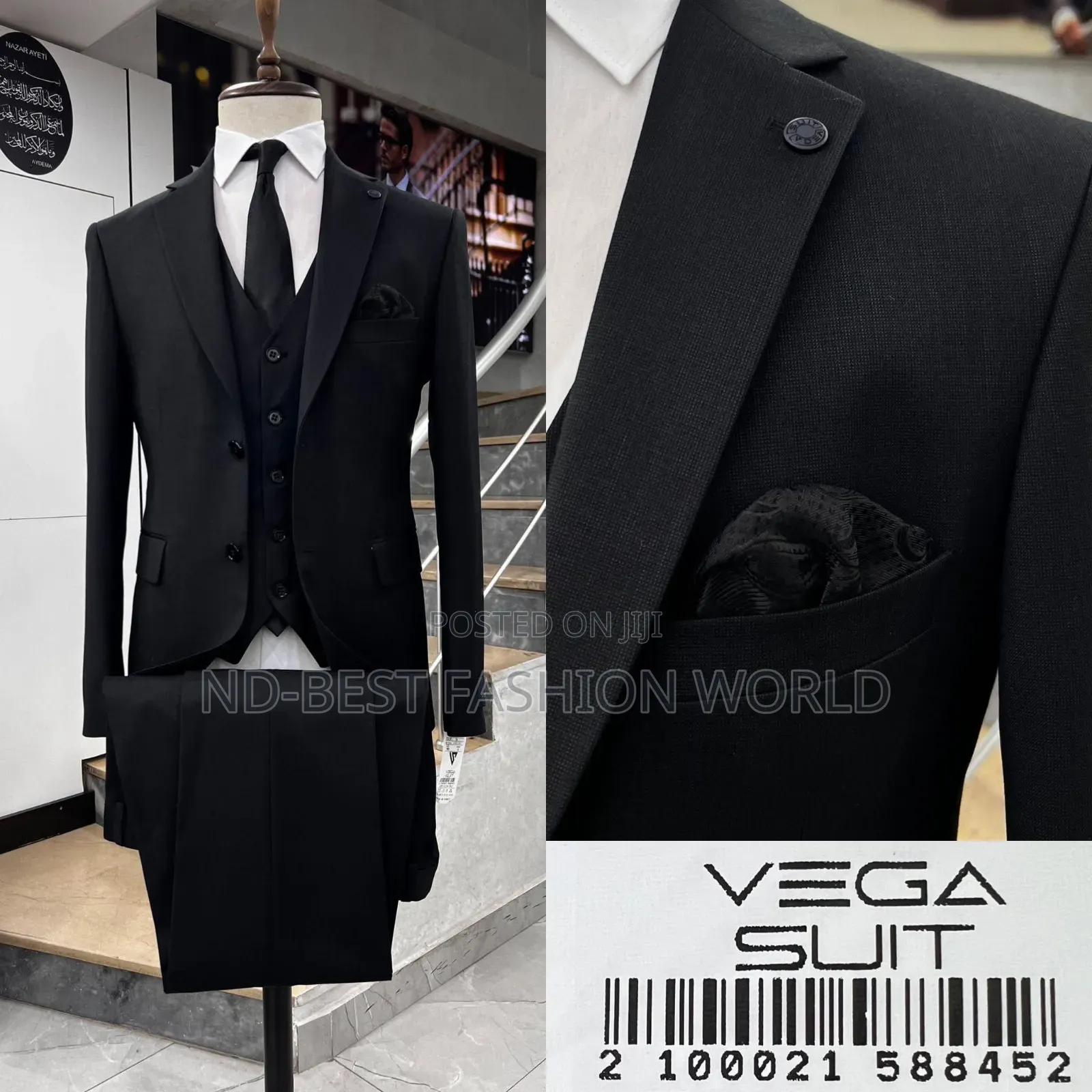 Ash Color Men's Suit