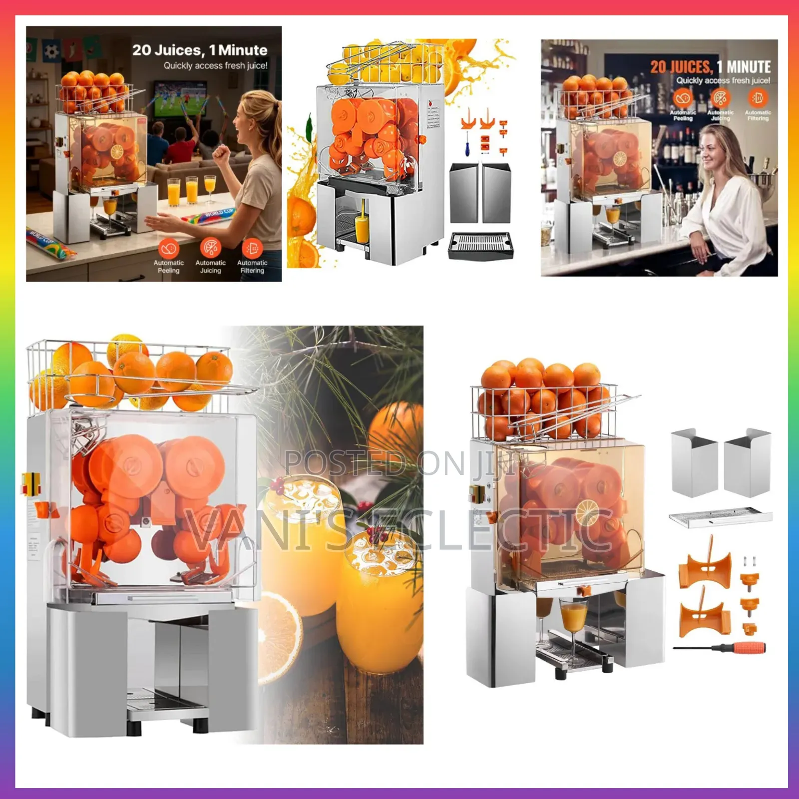 Commercial Automatic Electric Orange Juicer Machine