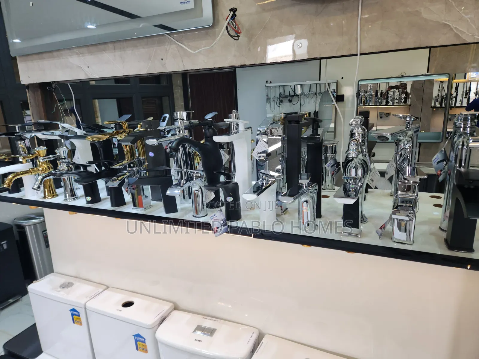 Waterfall Bathroom Sink Mixer Taps Faucet/ Multiple Colors