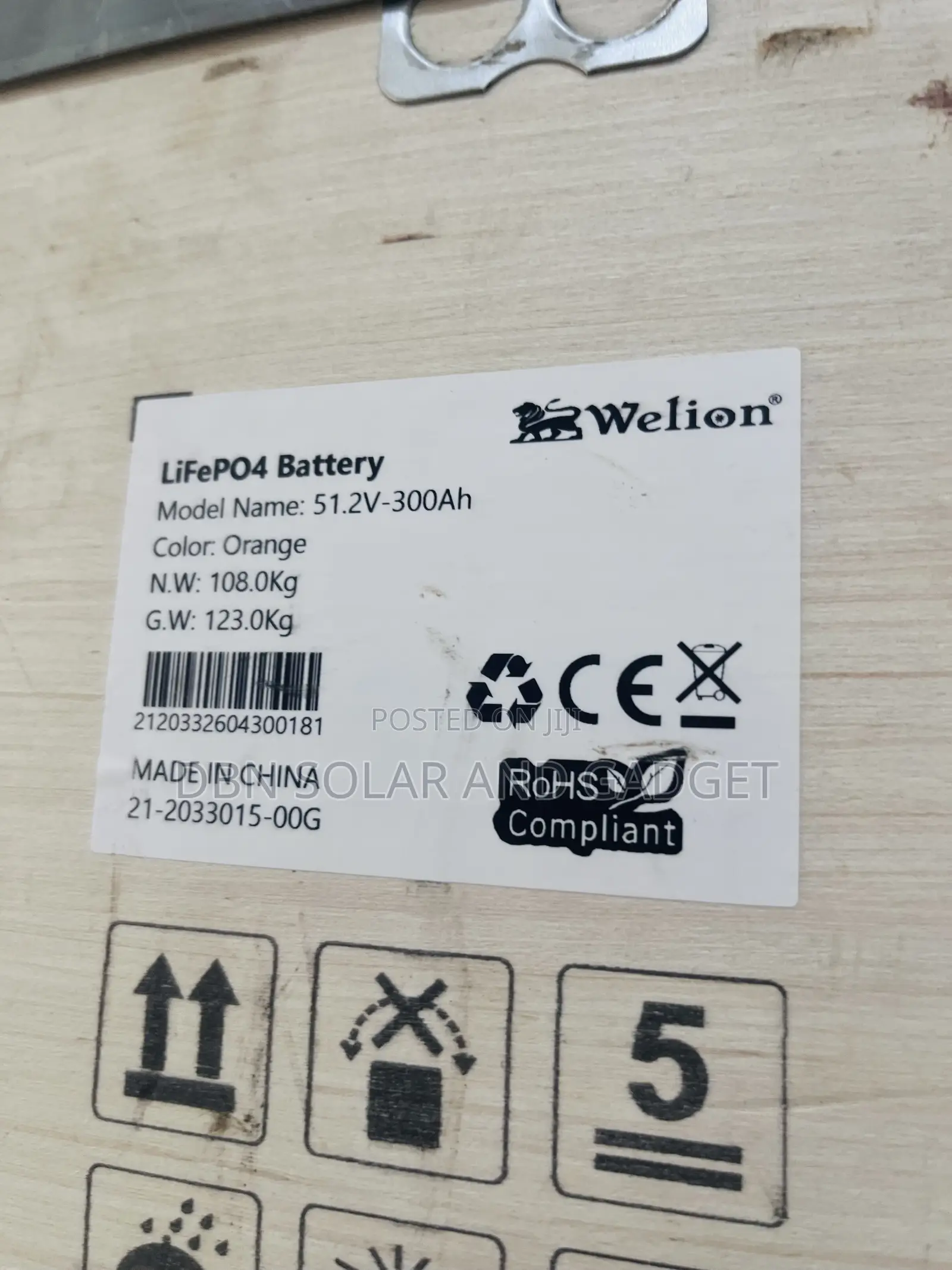 15kwh 51.2v Wilson Lithium Ion Battery Very Good Quality