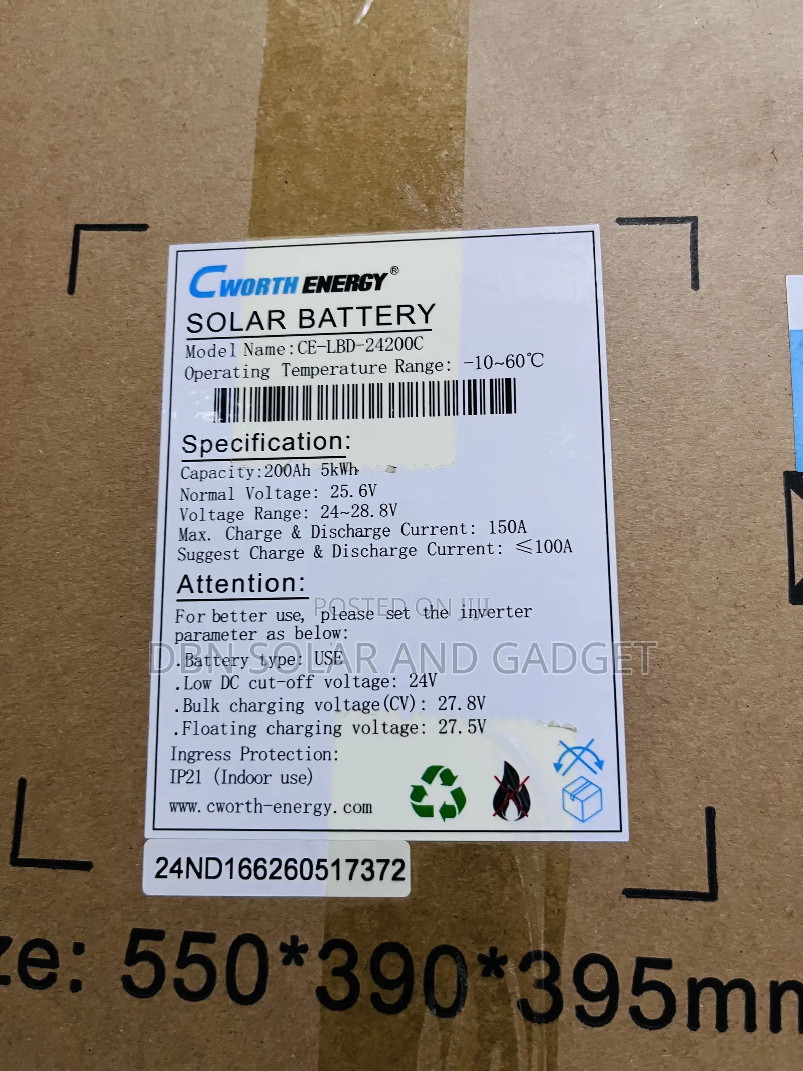 5kwh 24v Felicity Solar Li TV Innovation