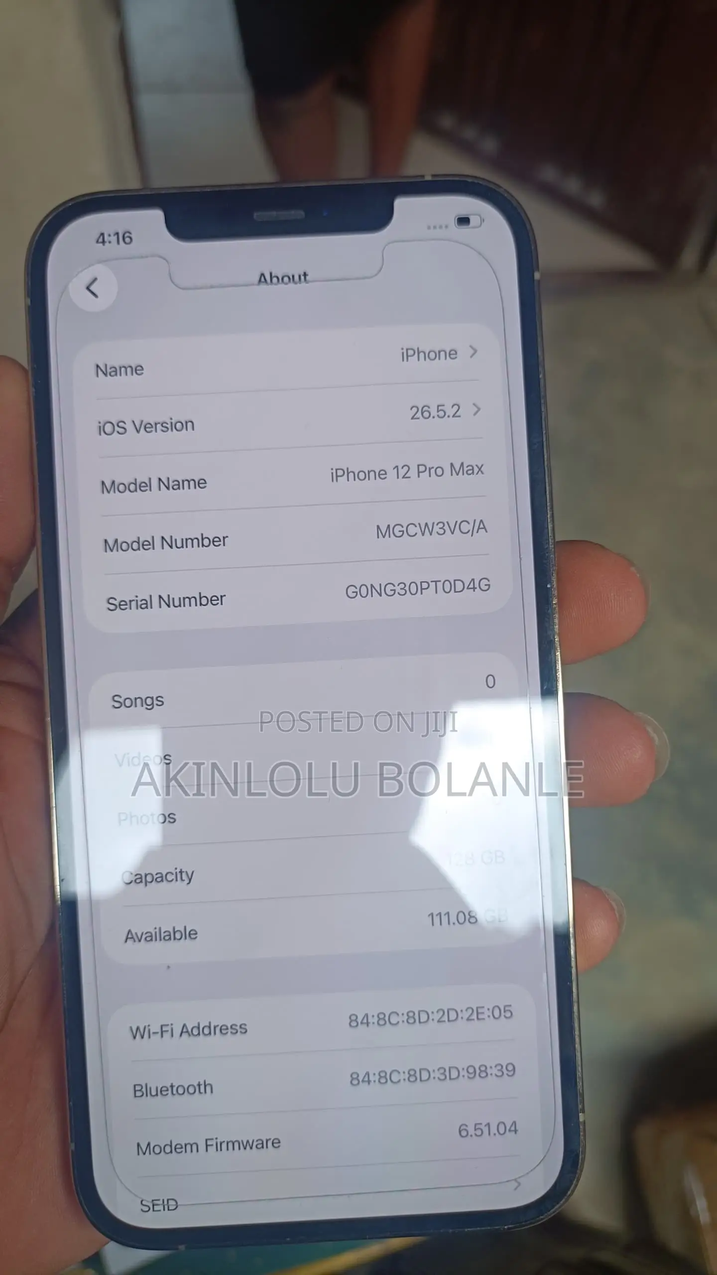 Apple iPhone 12 Pro Max 128 GB Silver