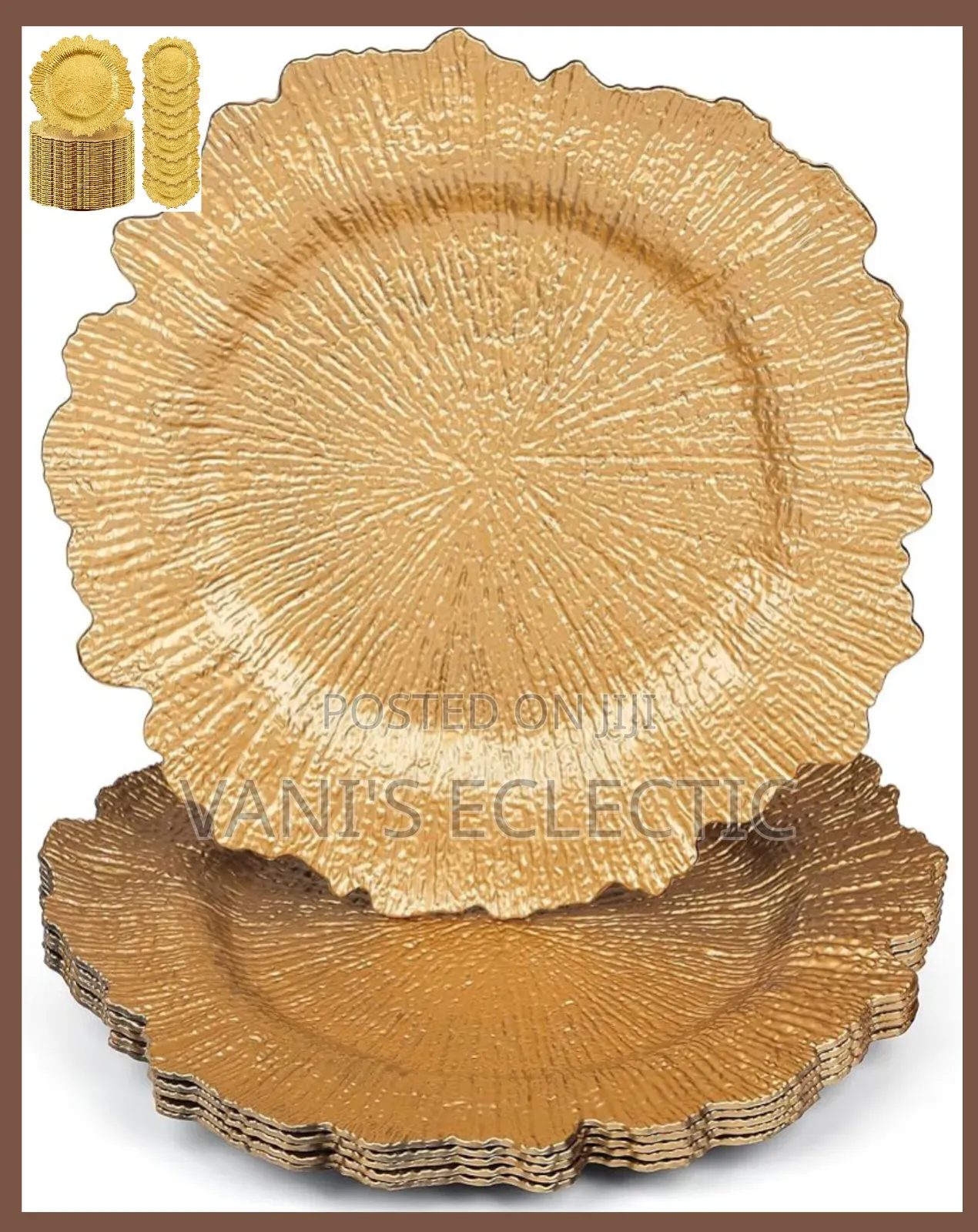 Glass Charger Plates
