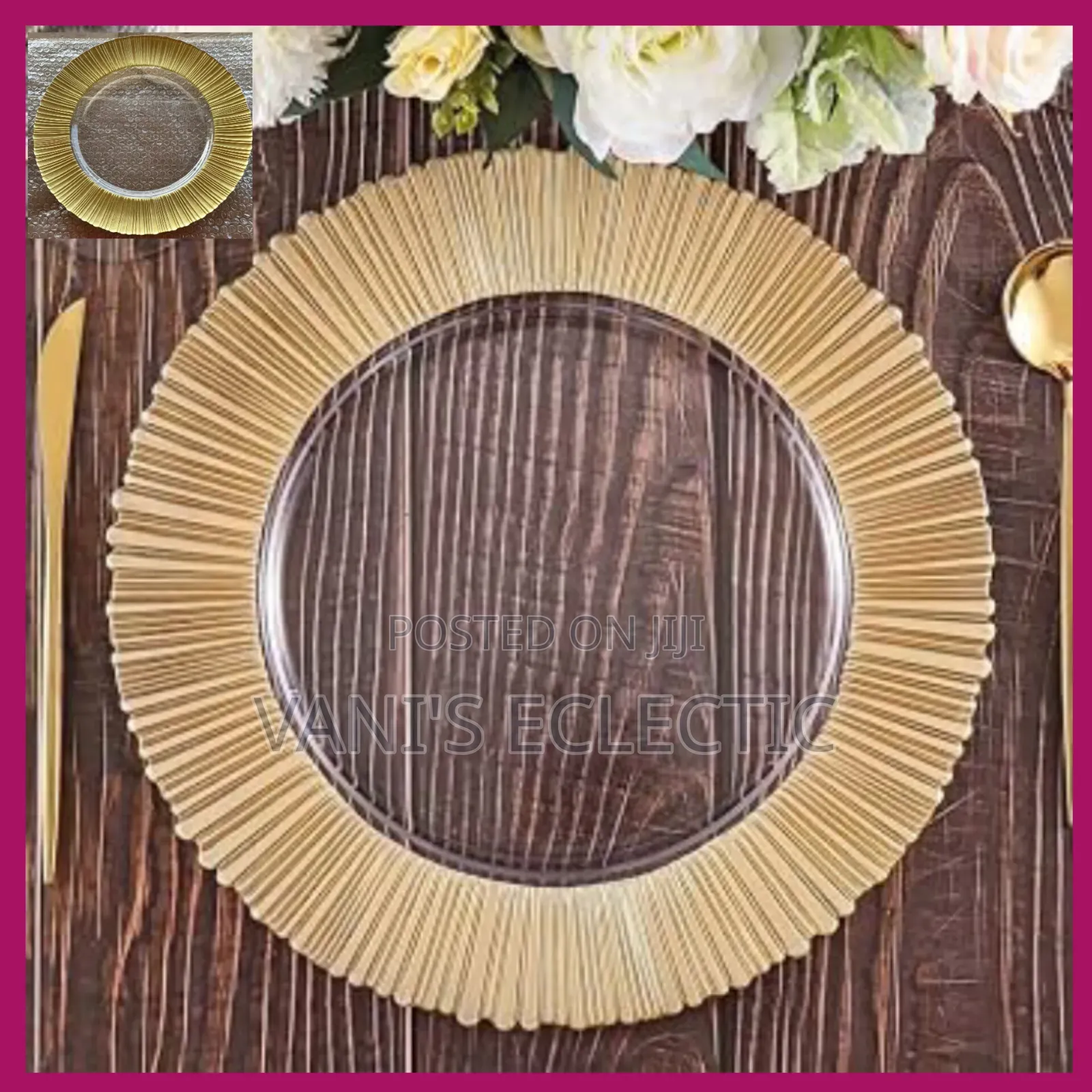 Glass Charger Plates