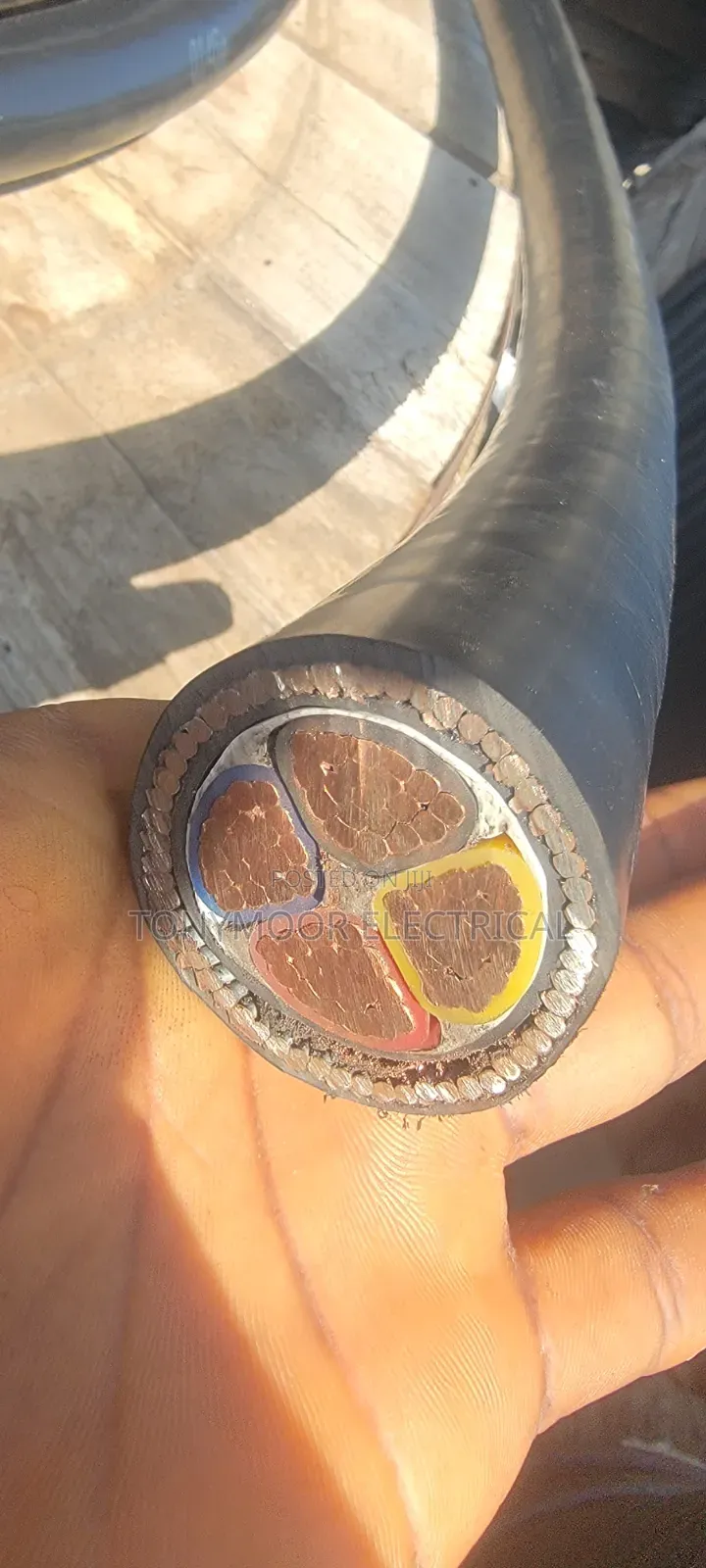 95mmx4core Armored Cable