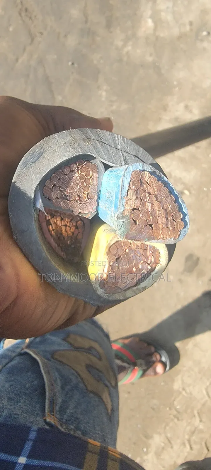 185mmx4core None-Armoured Nigerchin Electric Cable