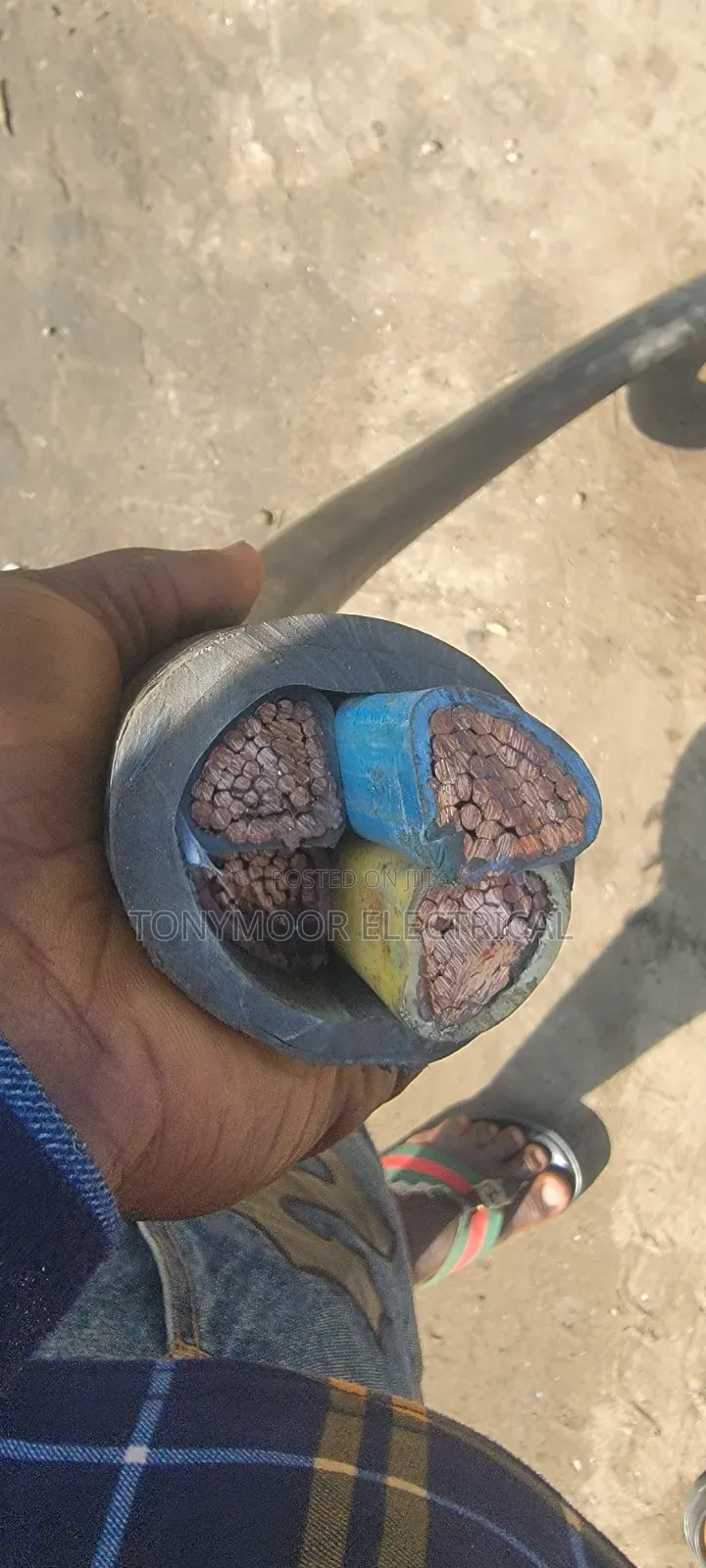185mmx4core None-Armoured Nigerchin Electric Cable