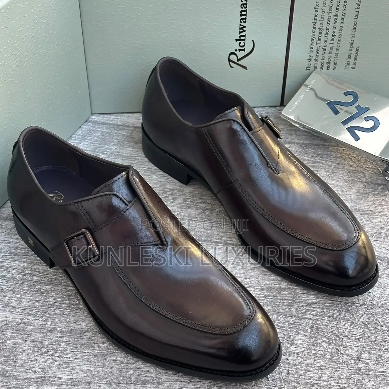 Original Richwanaz Monk Leather Shoes