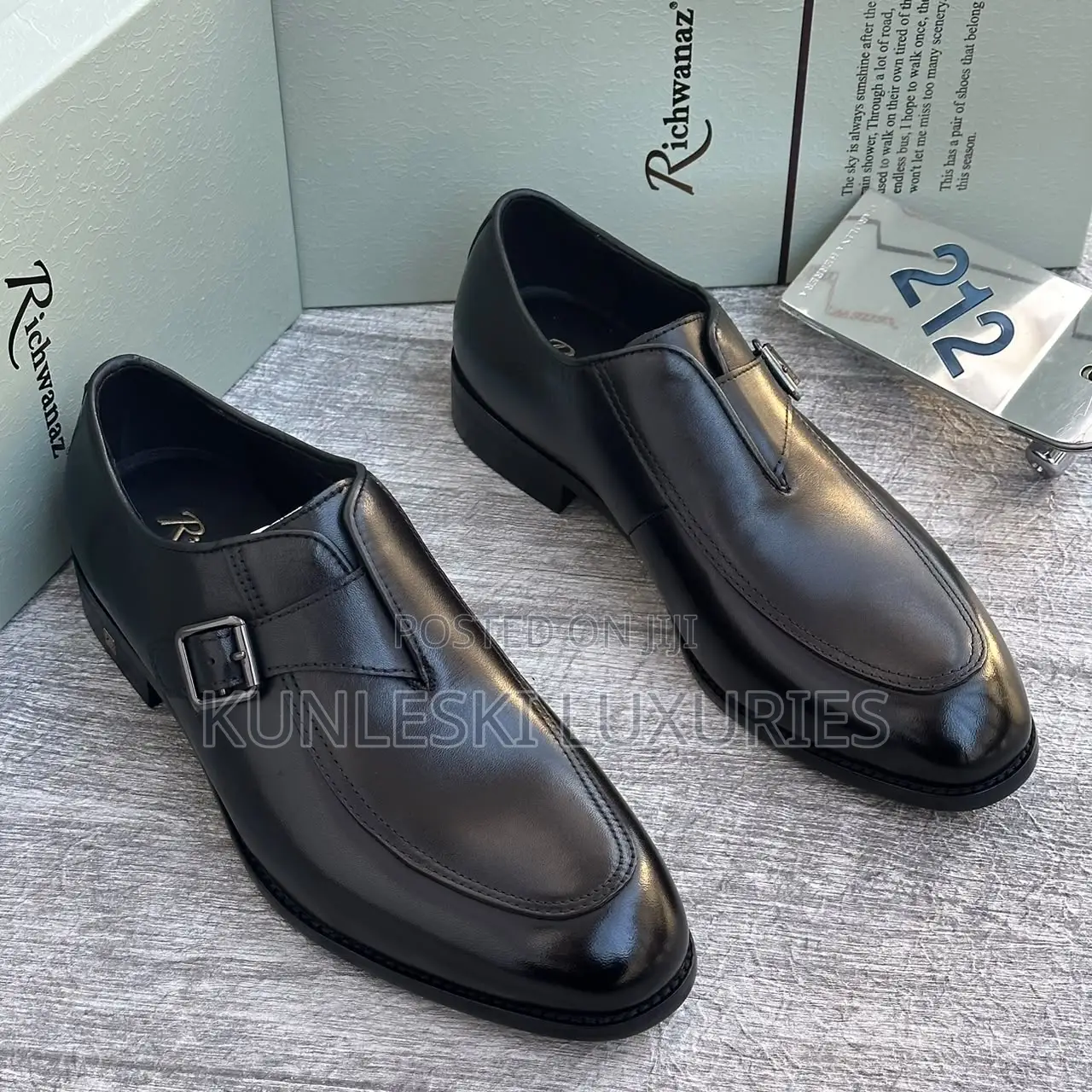 Original Richwanaz Monk Leather Shoes