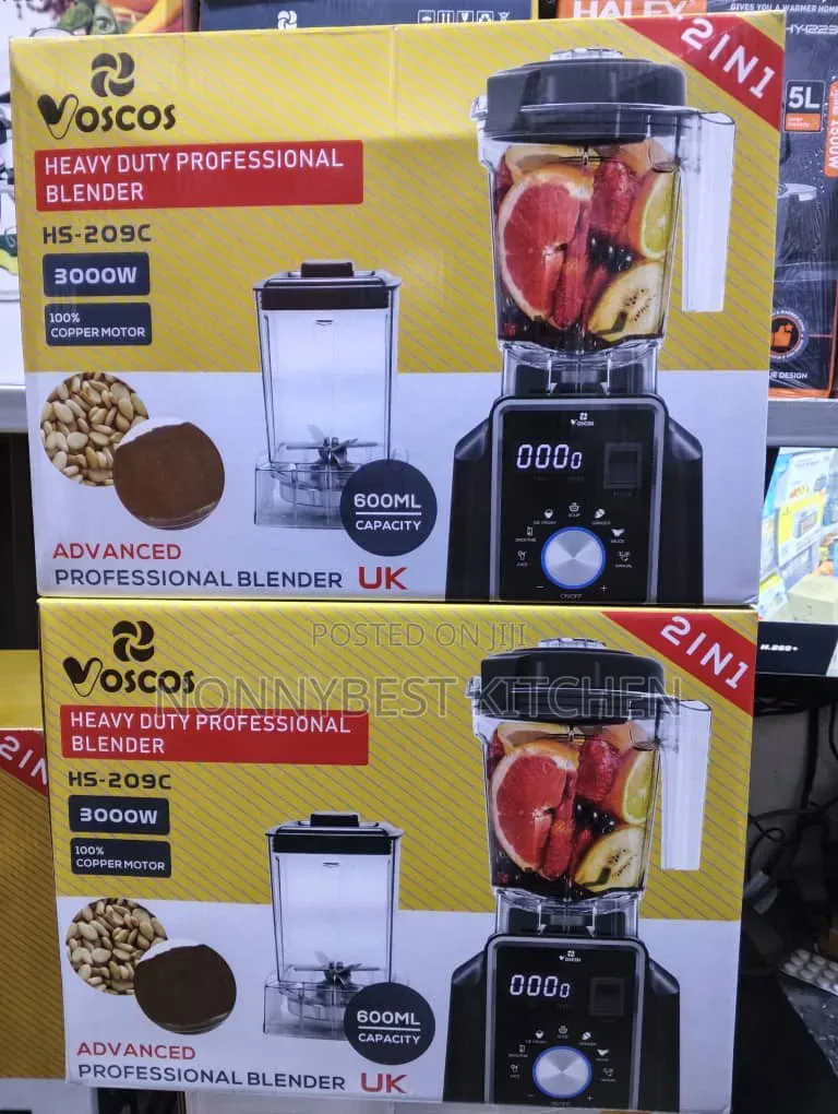 VOSCOS Heavy-Duty Professional Blender 3000W Powerful