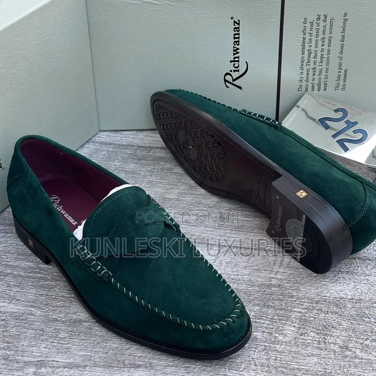 Original Richwanaz Suede Loafers Shoes