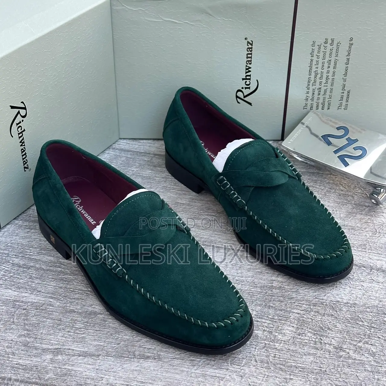 Original Richwanaz Suede Loafers Shoes