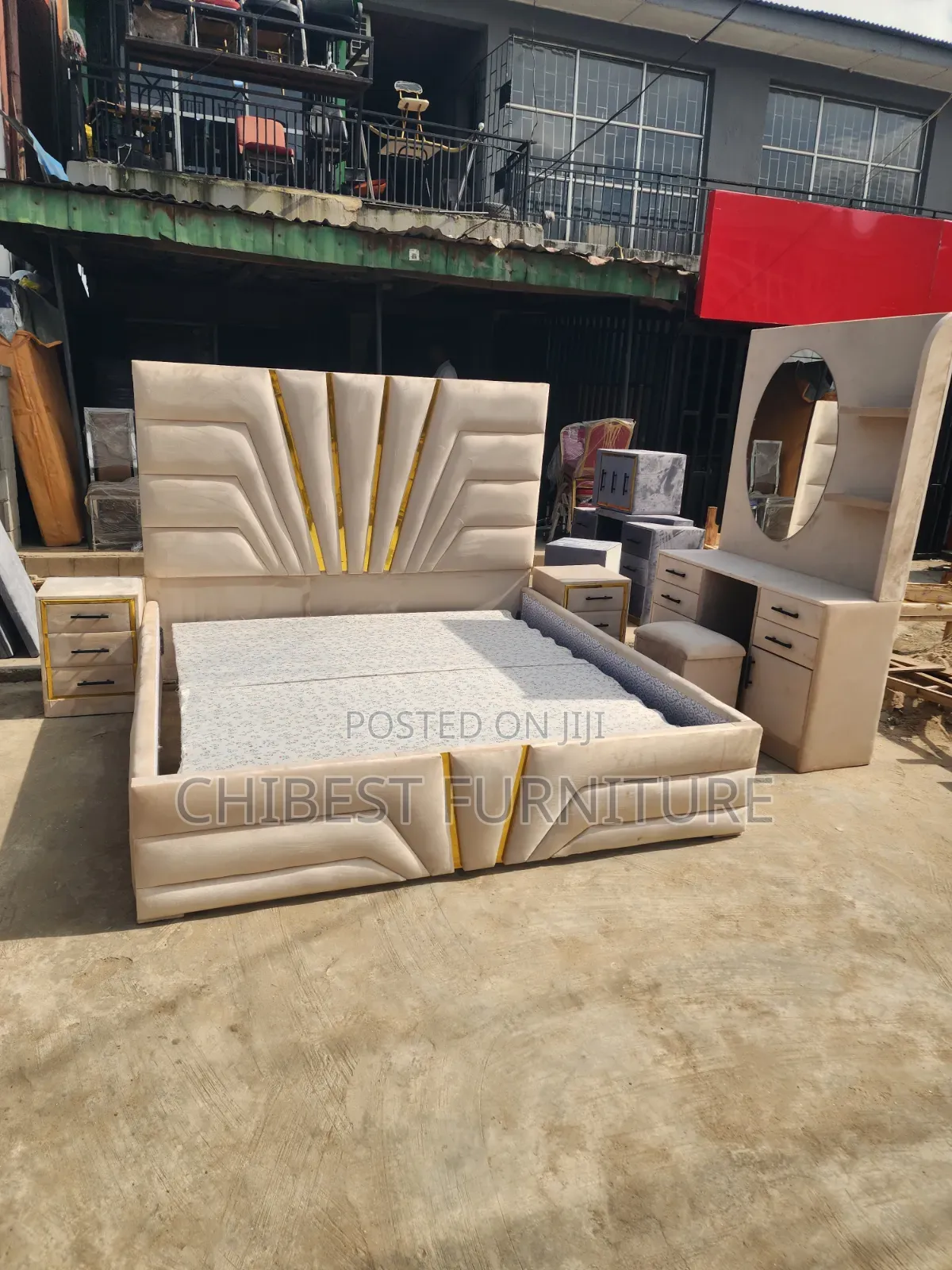 High Quality Padded 6by6 Set of Bed.